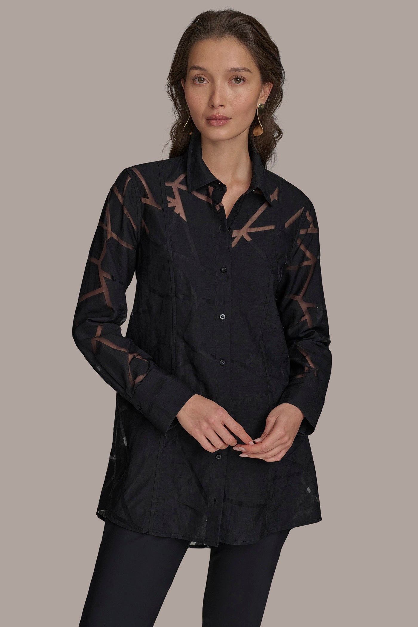 BURNOUT TUNIC | View 1 | Tops & Sweaters BURNOUT TUNIC | View 1 | Tops & Sweaters
