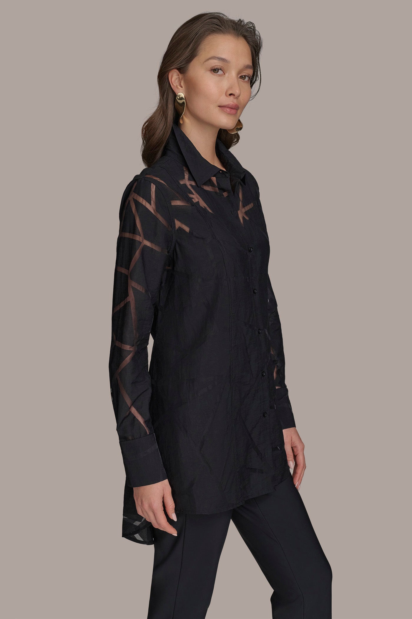 BURNOUT TUNIC | View 2 | Tops & Sweaters BURNOUT TUNIC | View 2 | Tops & Sweaters