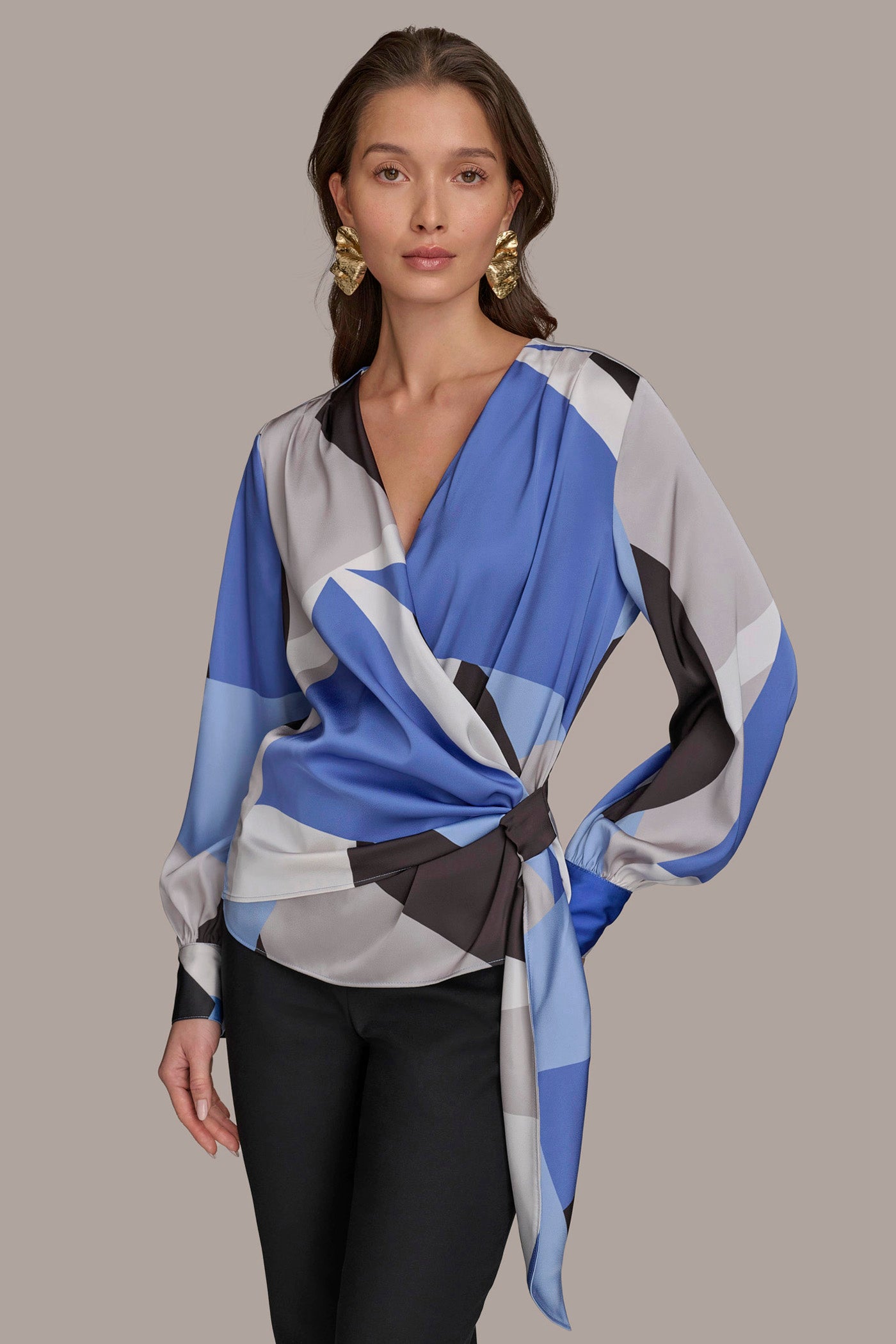 PRINT WRAP TOP | View 1 | Clothing PRINT WRAP TOP | View 1 | Clothing