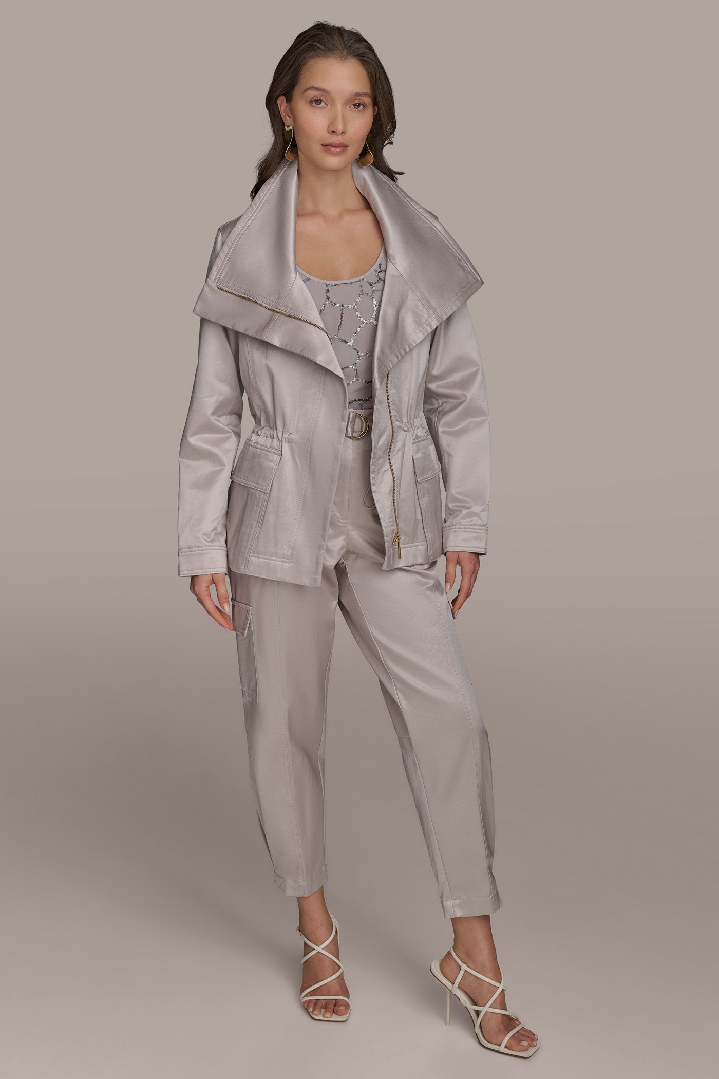 ZIP FRONT JACKET WITH POCKETS VIEW 10 | Suits and Separates ZIP FRONT JACKET WITH POCKETS VIEW 10 | Suits and Separates