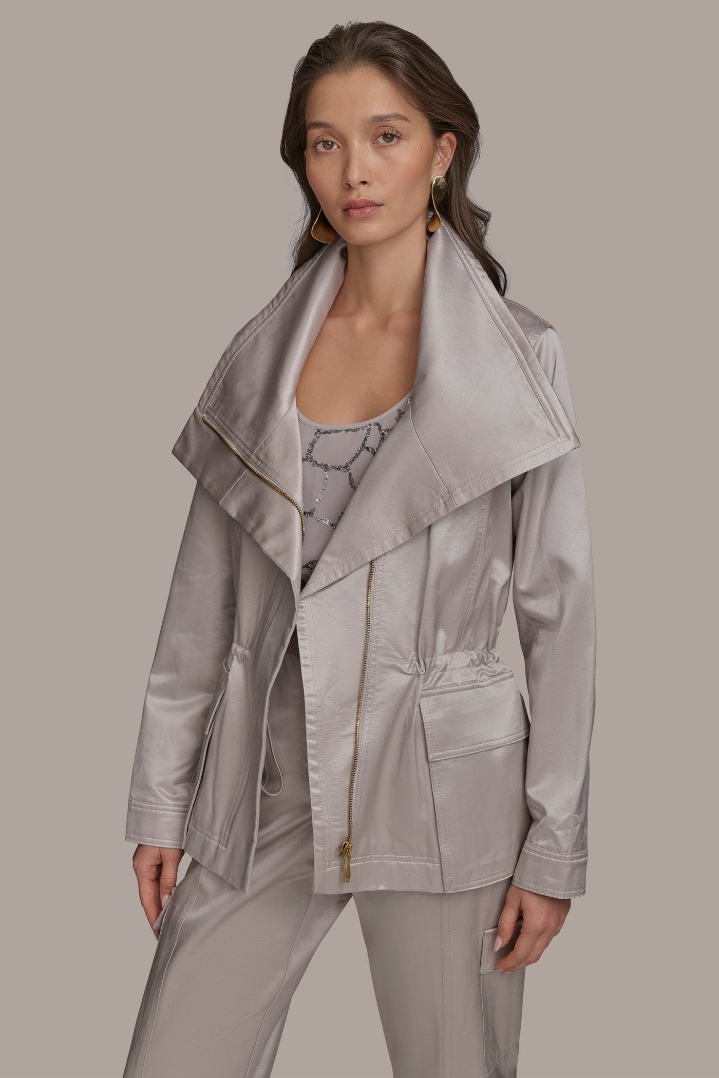 ZIP FRONT JACKET WITH POCKETS VIEW 8 | Suits and Separates ZIP FRONT JACKET WITH POCKETS VIEW 8 | Suits and Separates