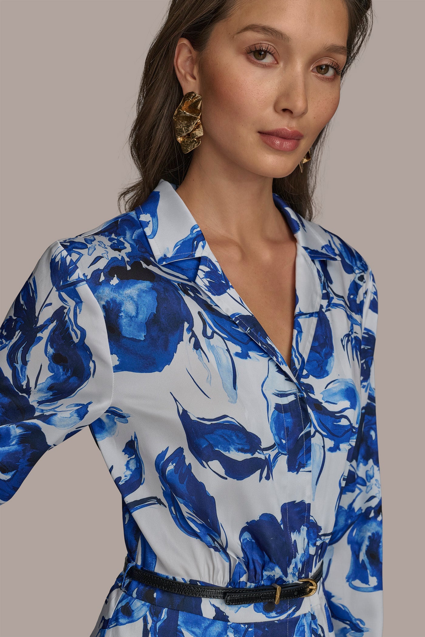 PRINTED BELTED SHIRT DRESS VIEW 6 | Essential Dresses PRINTED BELTED SHIRT DRESS VIEW 6 | Essential Dresses