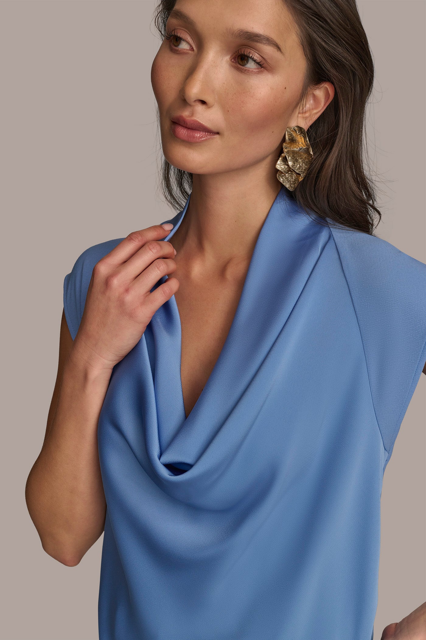 COWL NECK MIX MEDIA TOP VIEW 6 | Tops & Sweaters COWL NECK MIX MEDIA TOP VIEW 6 | Tops & Sweaters