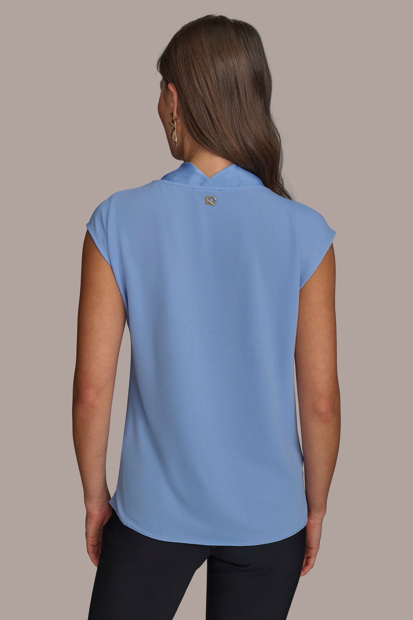COWL NECK MIX MEDIA TOP | View 2 | Tops COWL NECK MIX MEDIA TOP | View 2 | Tops
