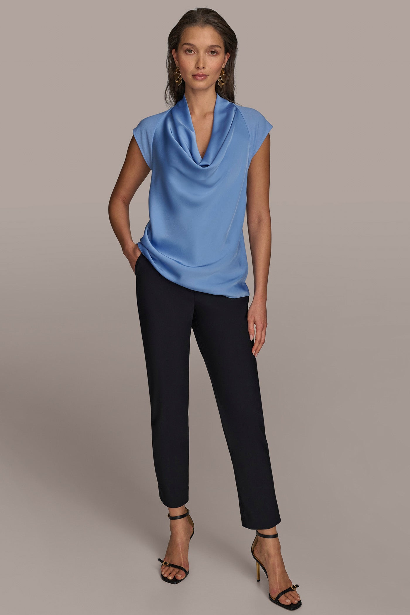 COWL NECK MIX MEDIA TOP VIEW 4 | Tops & Sweaters COWL NECK MIX MEDIA TOP VIEW 4 | Tops & Sweaters