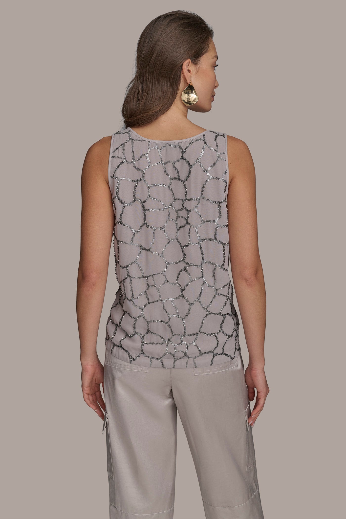 SHELL WITH SEQUIN DETAIL | View 2 | Tops & Sweaters SHELL WITH SEQUIN DETAIL | View 2 | Tops & Sweaters