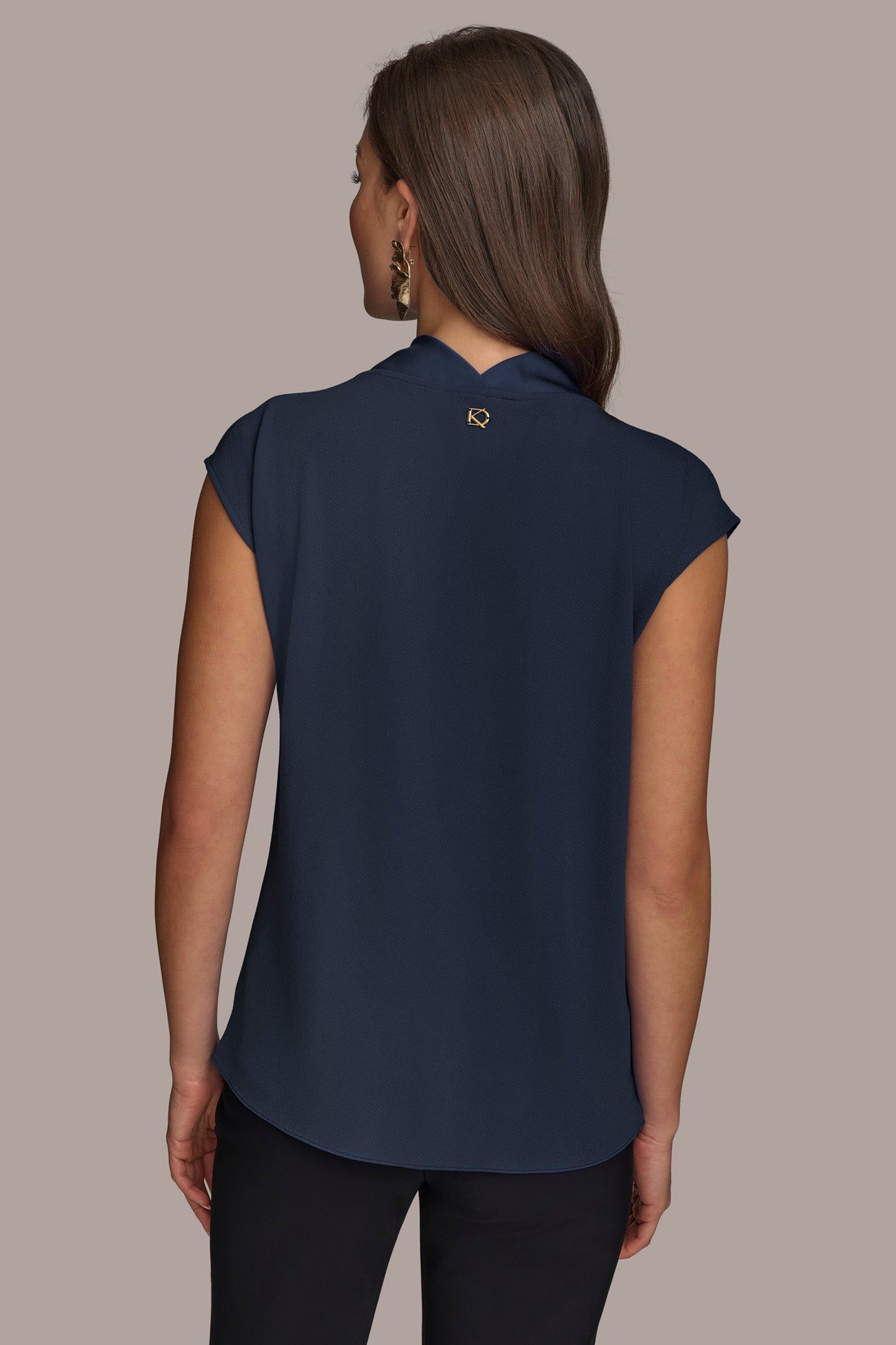 COWL NECK MIX MEDIA TOP | View 2 | Tops & Sweaters COWL NECK MIX MEDIA TOP | View 2 | Tops & Sweaters