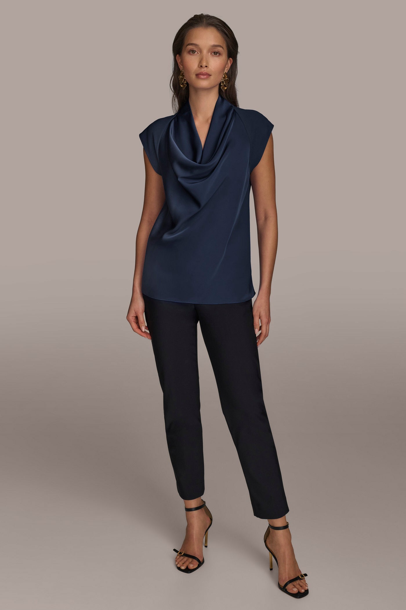 COWL NECK MIX MEDIA TOP VIEW 4 | Tops & Sweaters COWL NECK MIX MEDIA TOP VIEW 4 | Tops & Sweaters