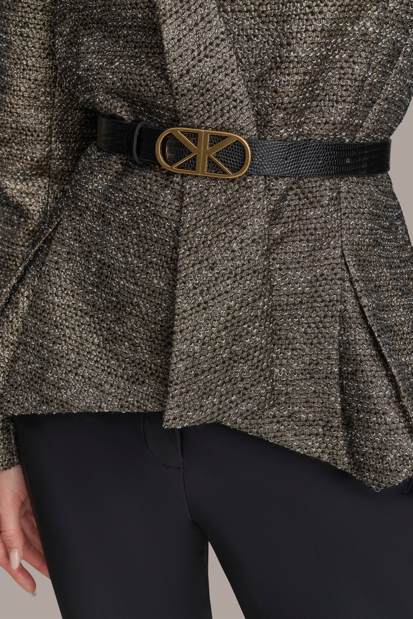 METALLIC WRAP JACKET VIEW 5 | Suits and Separates METALLIC WRAP JACKET VIEW 5 | Suits and Separates