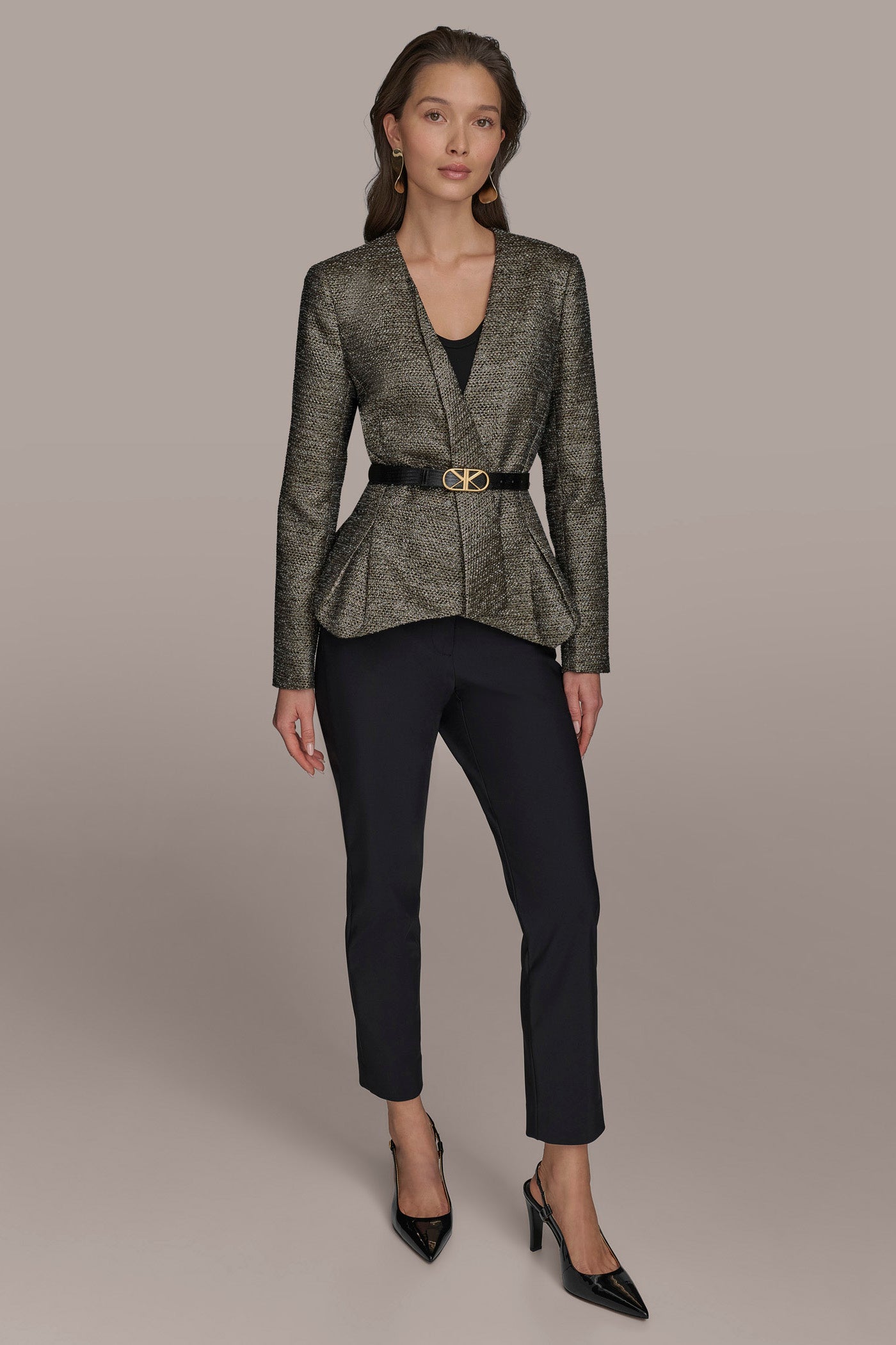 METALLIC WRAP JACKET VIEW 7 | Suits and Separates METALLIC WRAP JACKET VIEW 7 | Suits and Separates