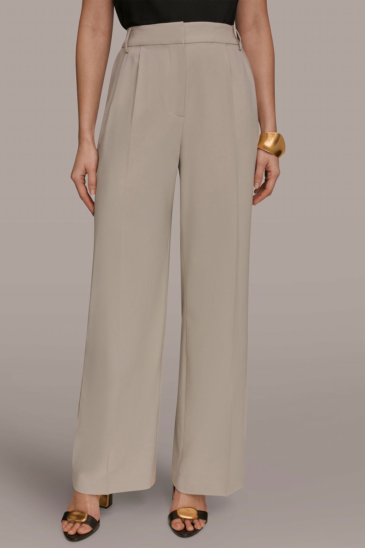 Pleated Wide Leg Pant | Wide Leg