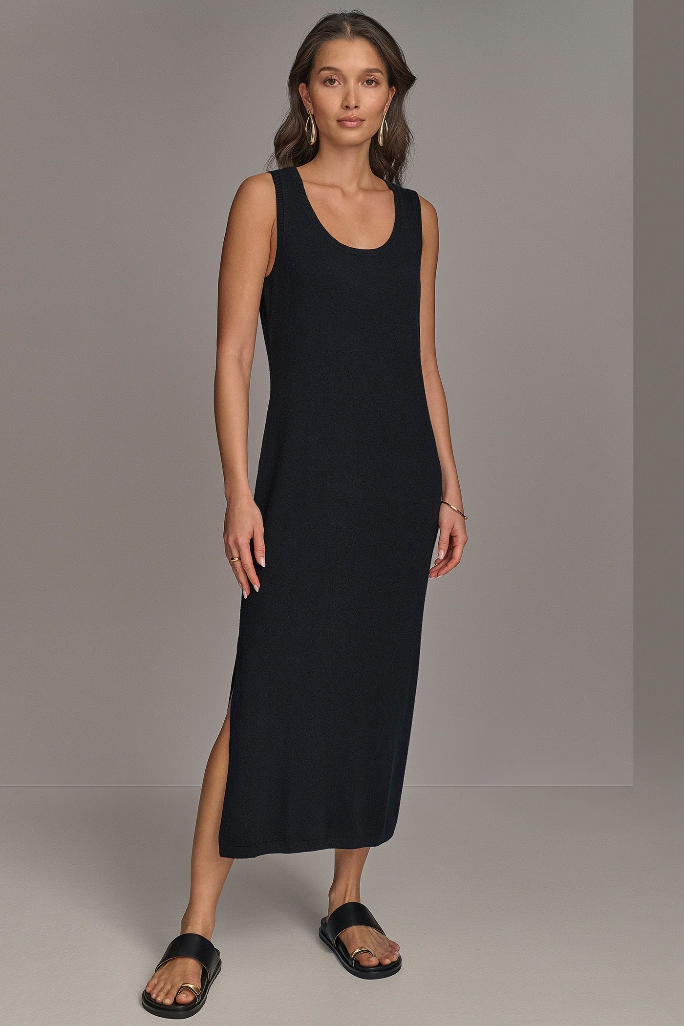 CASHMERE TANK DRESS VIEW 1 CASHMERE TANK DRESS VIEW 1