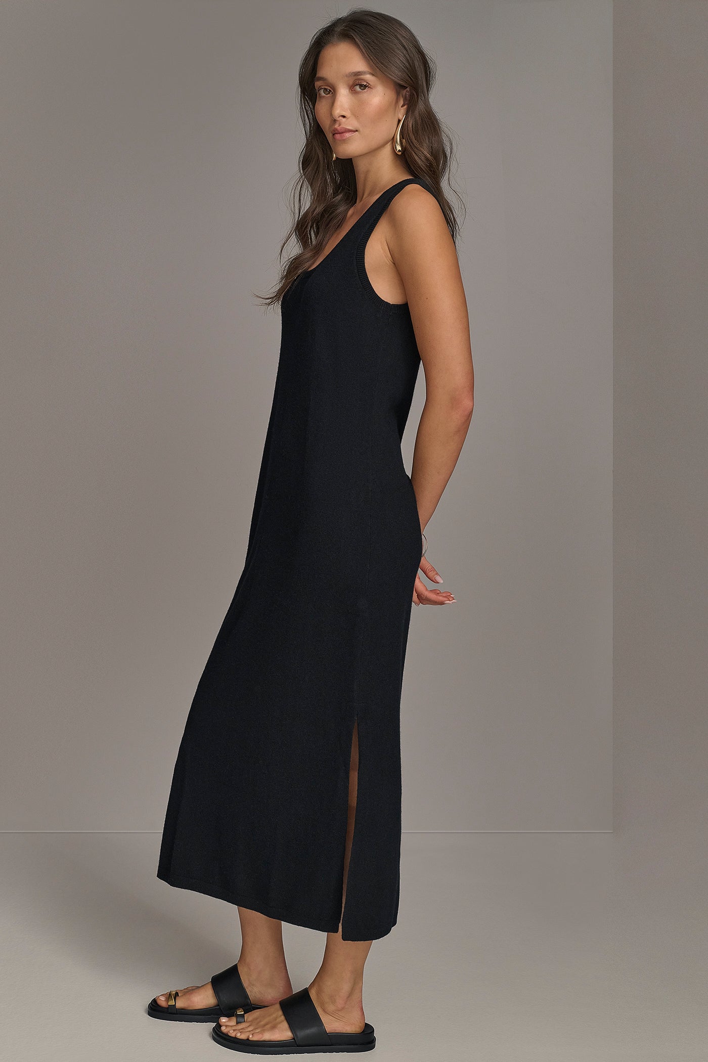 CASHMERE TANK DRESS VIEW 3 CASHMERE TANK DRESS VIEW 3