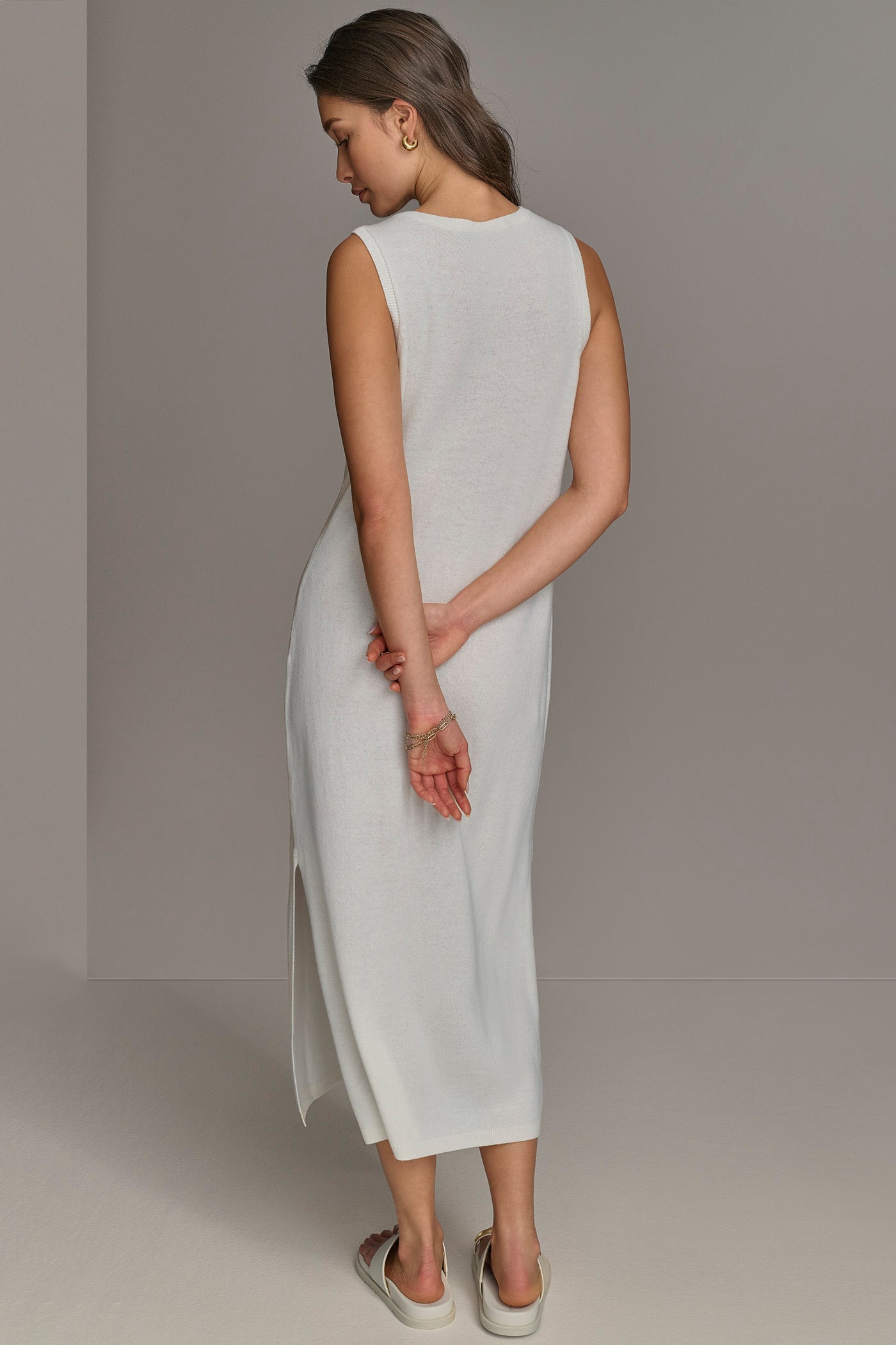 CASHMERE TANK DRESS | View 2 | Donna Karan New York Cashmere CASHMERE TANK DRESS | View 2 | Donna Karan New York Cashmere