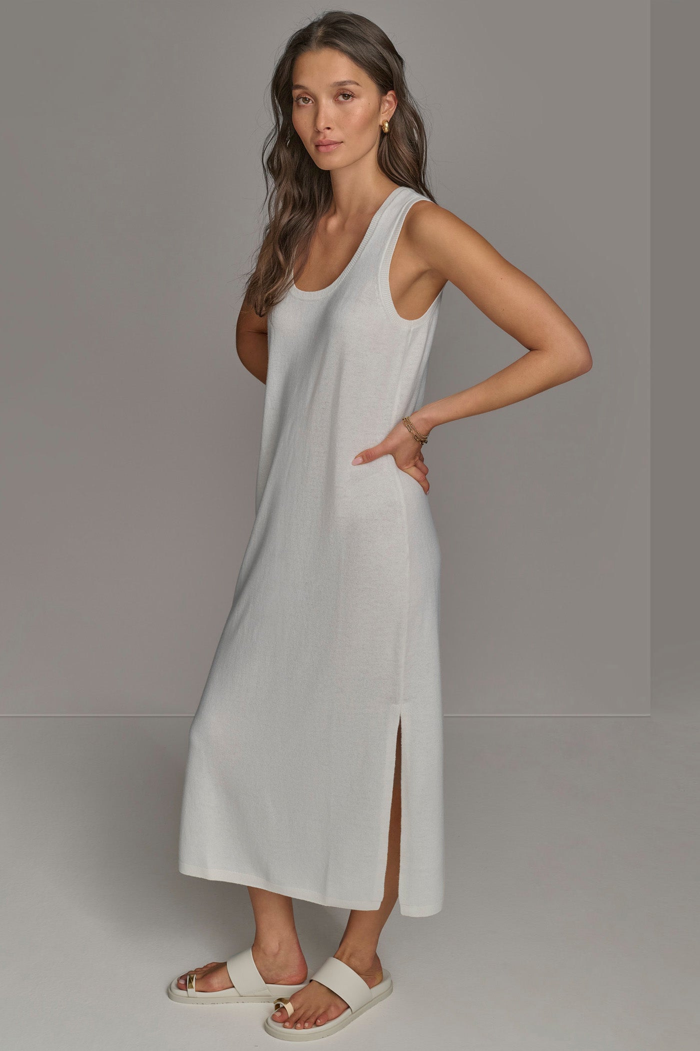 CASHMERE TANK DRESS VIEW 3 | Donna Karan New York Cashmere CASHMERE TANK DRESS VIEW 3 | Donna Karan New York Cashmere