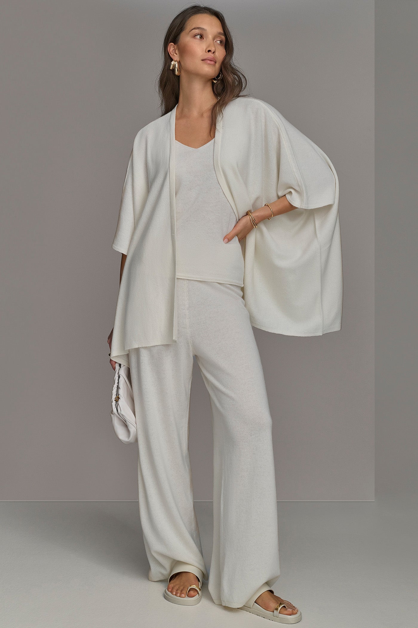 CASHMERE SHORT SLEEVE CARDIGAN VIEW 5 | Suits and Separates CASHMERE SHORT SLEEVE CARDIGAN VIEW 5 | Suits and Separates