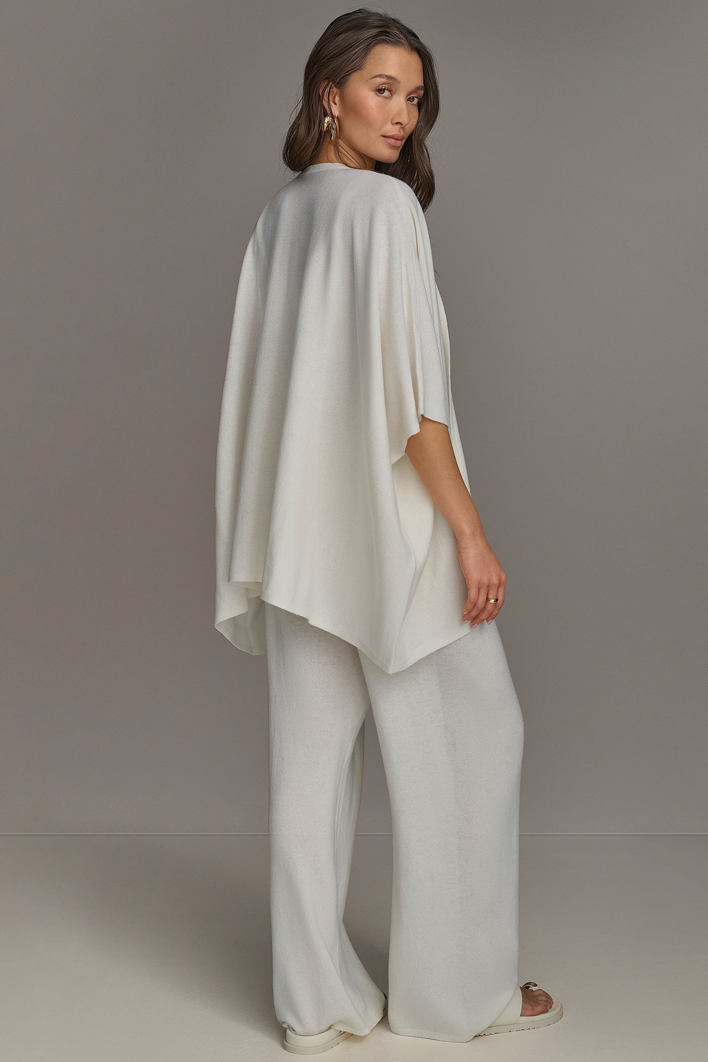 CASHMERE SHORT SLEEVE CARDIGAN VIEW 4 | Suits and Separates CASHMERE SHORT SLEEVE CARDIGAN VIEW 4 | Suits and Separates