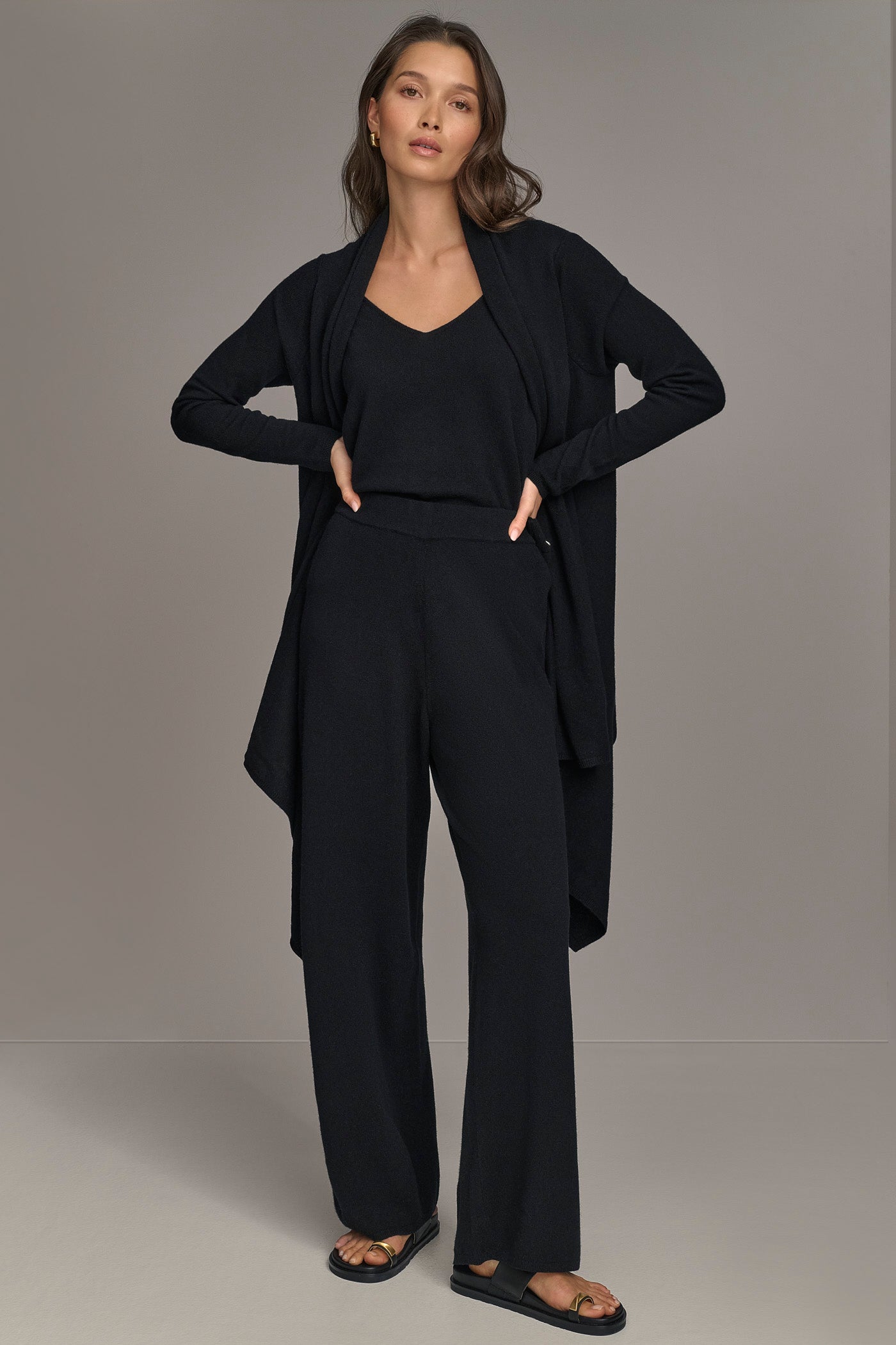 CASHMERE LONG SLEEVE CARDIGAN VIEW 5 CASHMERE LONG SLEEVE CARDIGAN VIEW 5
