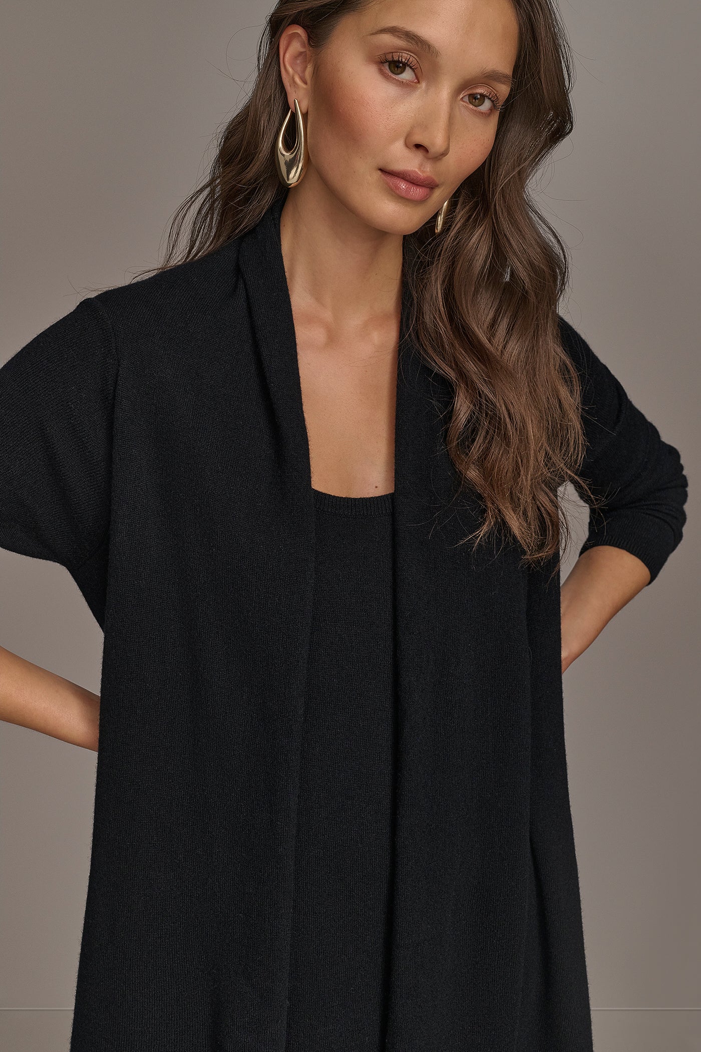 CASHMERE LONG SLEEVE CARDIGAN VIEW 9 CASHMERE LONG SLEEVE CARDIGAN VIEW 9