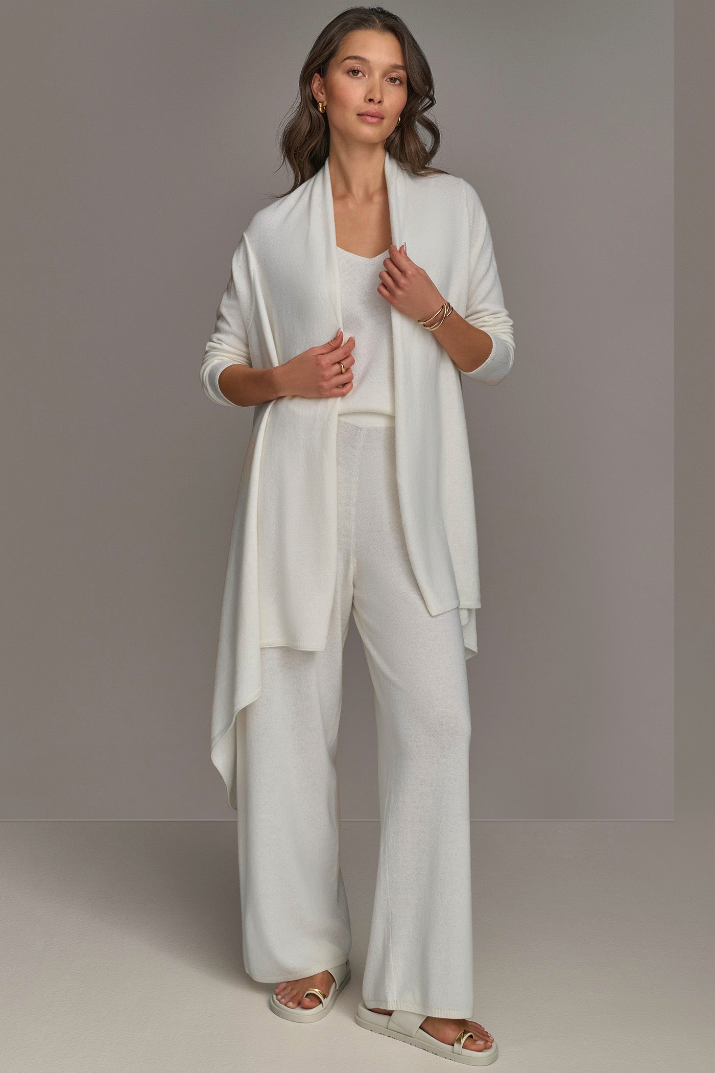 CASHMERE LONG SLEEVE CARDIGAN VIEW 4 CASHMERE LONG SLEEVE CARDIGAN VIEW 4