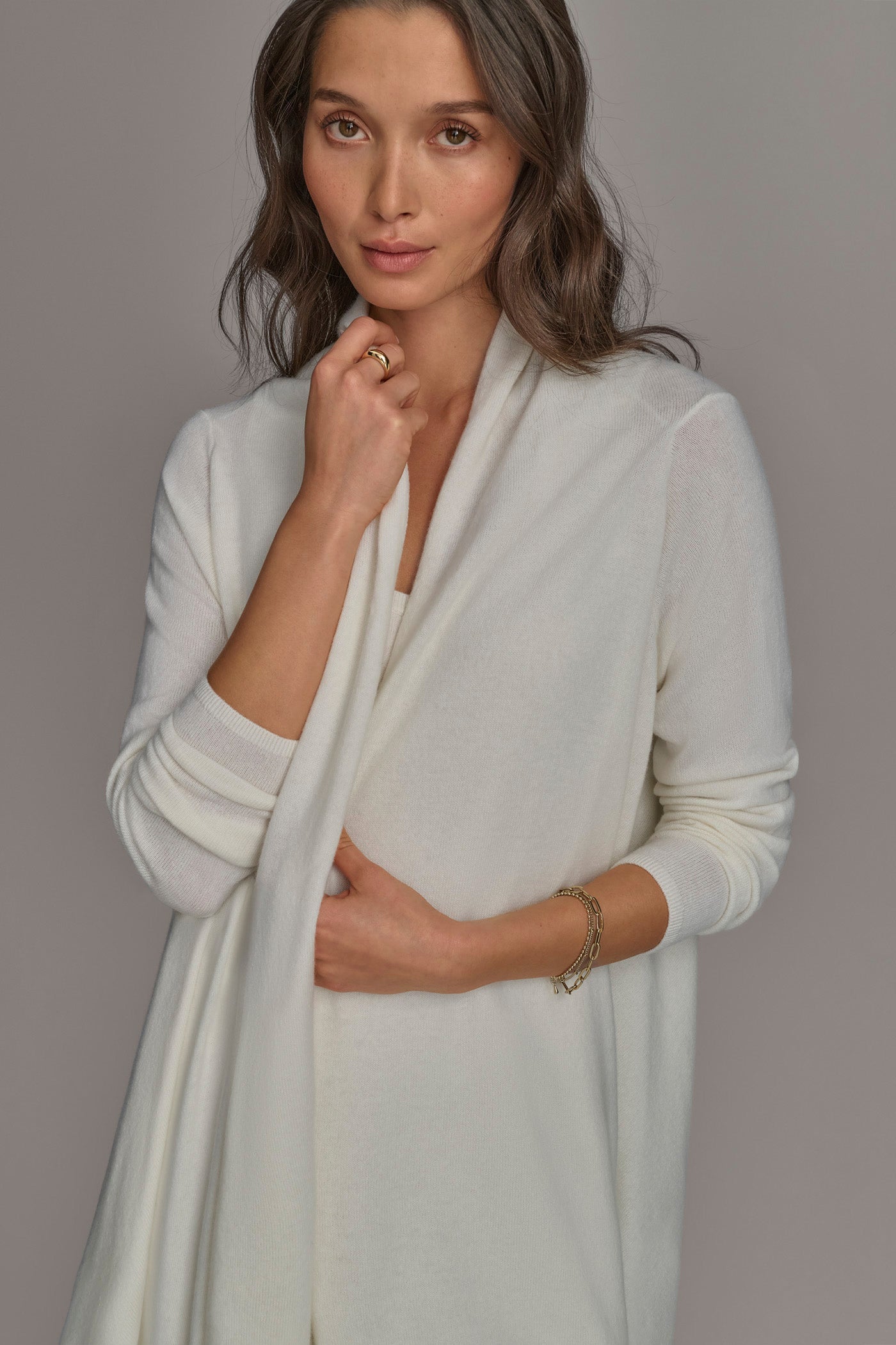 CASHMERE LONG SLEEVE CARDIGAN VIEW 7 CASHMERE LONG SLEEVE CARDIGAN VIEW 7