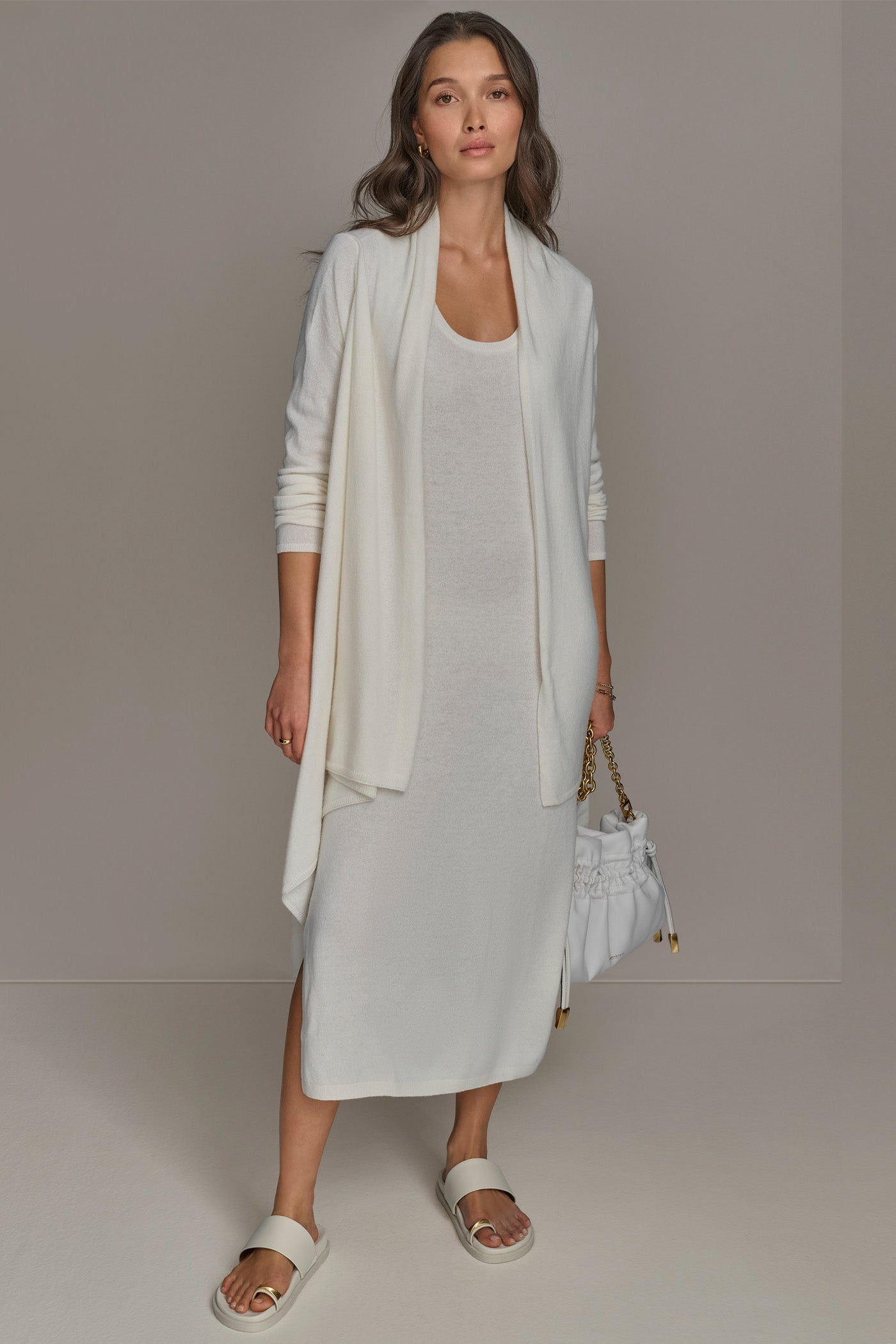 CASHMERE LONG SLEEVE CARDIGAN VIEW 6 CASHMERE LONG SLEEVE CARDIGAN VIEW 6