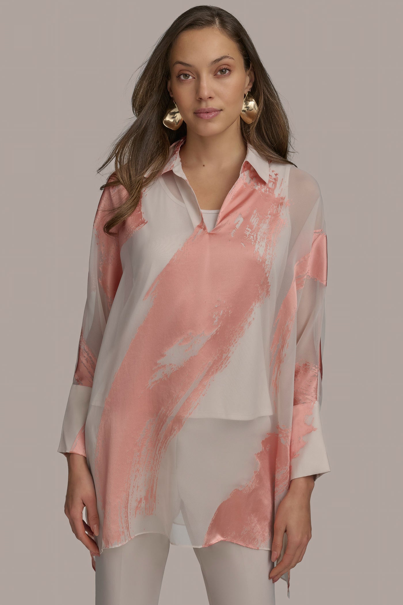 BRUSHSTROKE BURNOUT TOP | View 1 | Tops & Sweaters BRUSHSTROKE BURNOUT TOP | View 1 | Tops & Sweaters