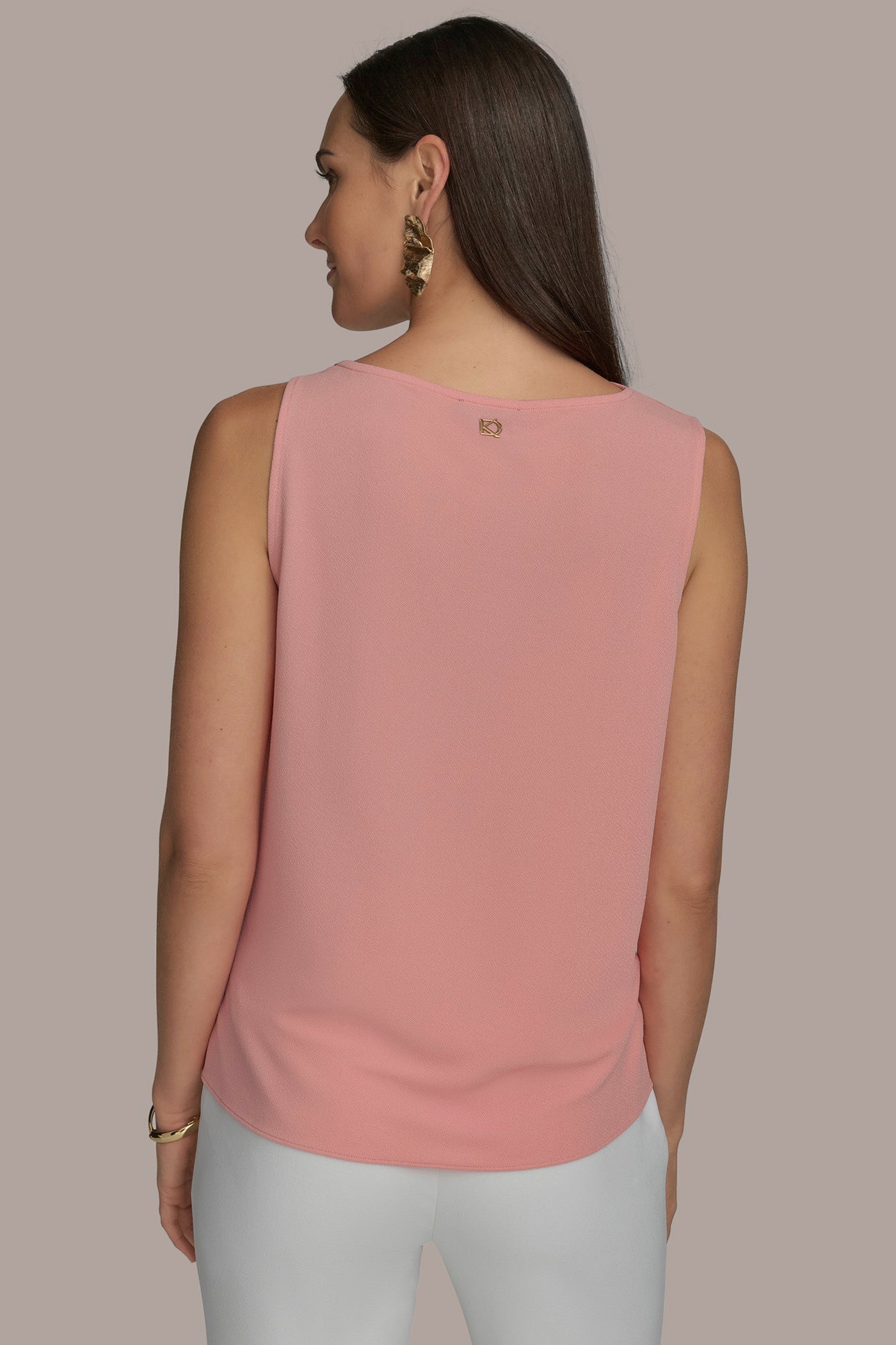 METALLIC SLEEVELESS HIGH COWL | View 2 | Products METALLIC SLEEVELESS HIGH COWL | View 2 | Products