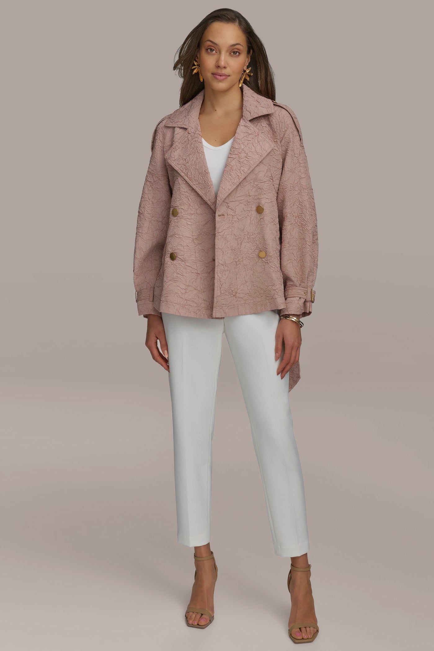 TEXT BUTTON JACKET WITH TIE VIEW 6 | Blazers & Vests TEXT BUTTON JACKET WITH TIE VIEW 6 | Blazers & Vests