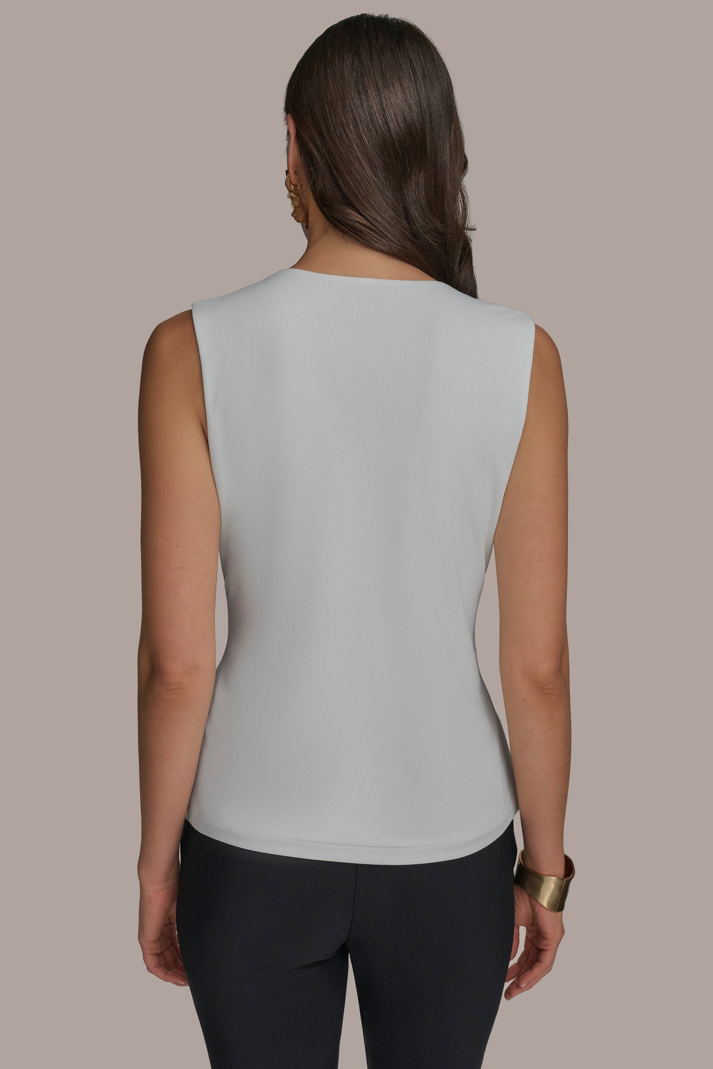 V-NECK HARDWARE TOP | View 2 | Clothing V-NECK HARDWARE TOP | View 2 | Clothing