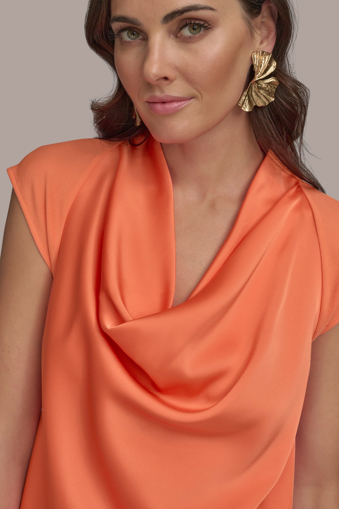 COWL NECK MIX MEDIA TOP VIEW 5 | Clothing COWL NECK MIX MEDIA TOP VIEW 5 | Clothing