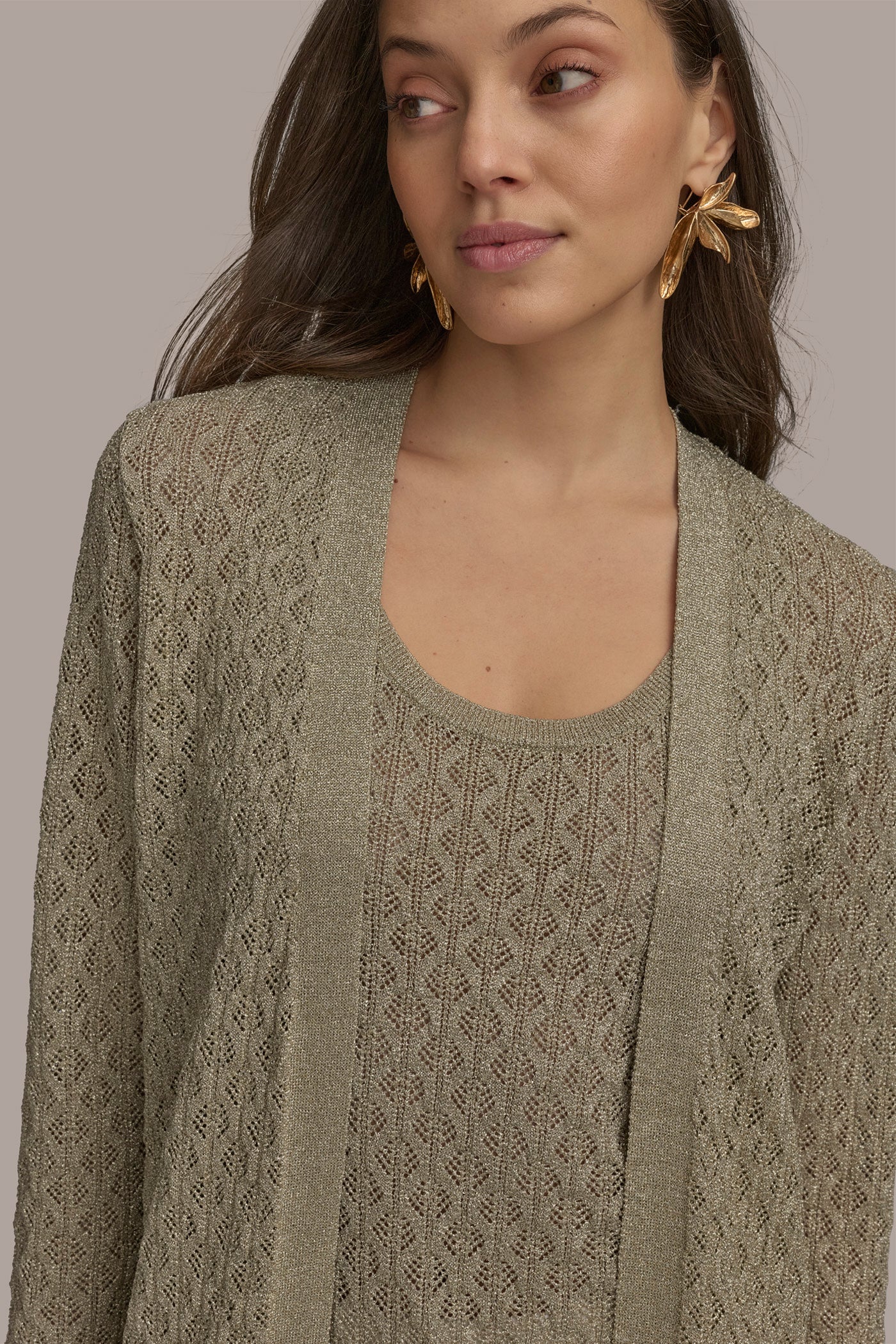 TEXT STITCH DUSTER SWEATER VIEW 5 TEXT STITCH DUSTER SWEATER VIEW 5