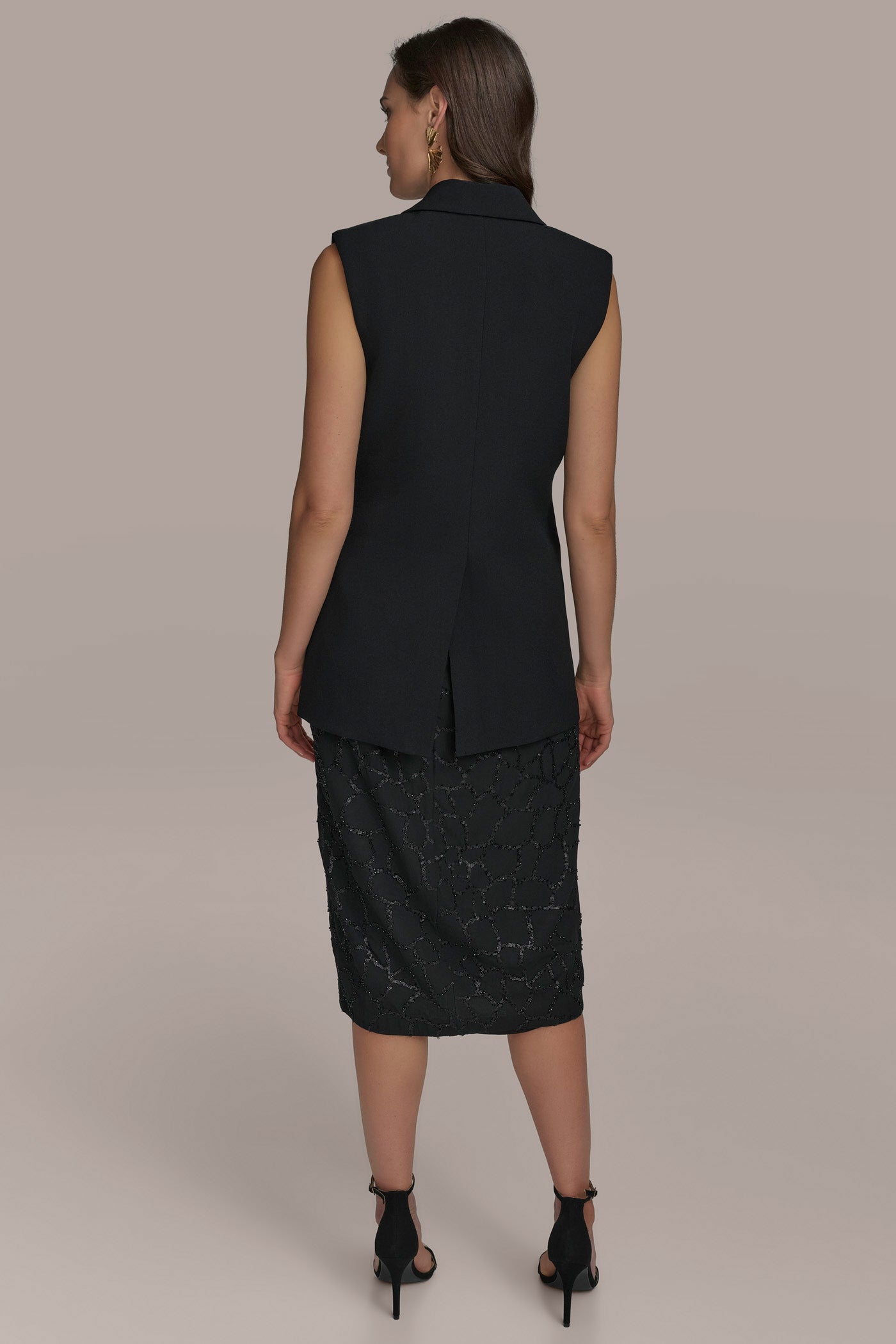 BUTTON VEST WITH POCKET DETAIL VIEW 6 | Suits and Separates BUTTON VEST WITH POCKET DETAIL VIEW 6 | Suits and Separates