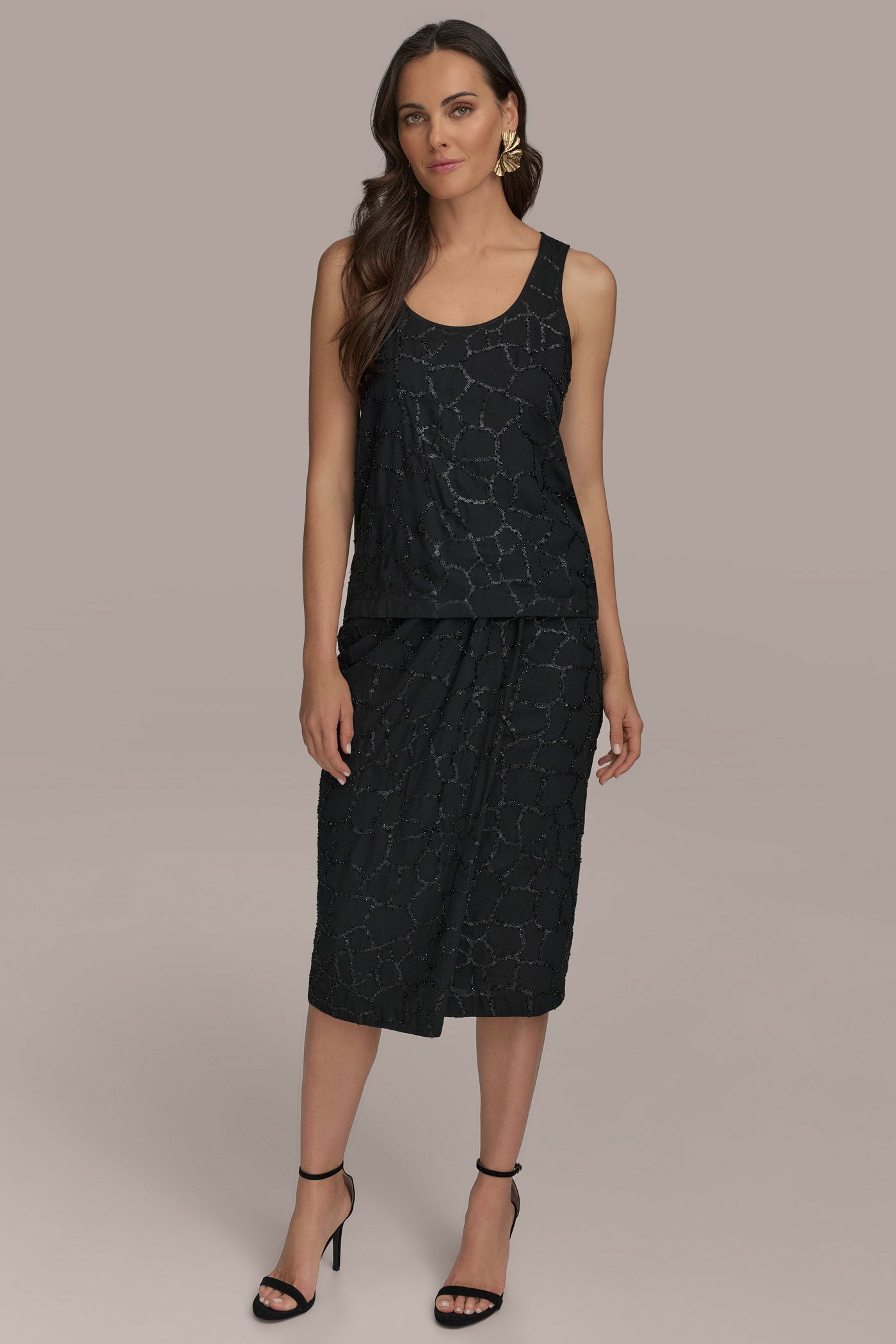 SHELL WITH SEQUIN DETAIL VIEW 6 | Suits and Separates SHELL WITH SEQUIN DETAIL VIEW 6 | Suits and Separates
