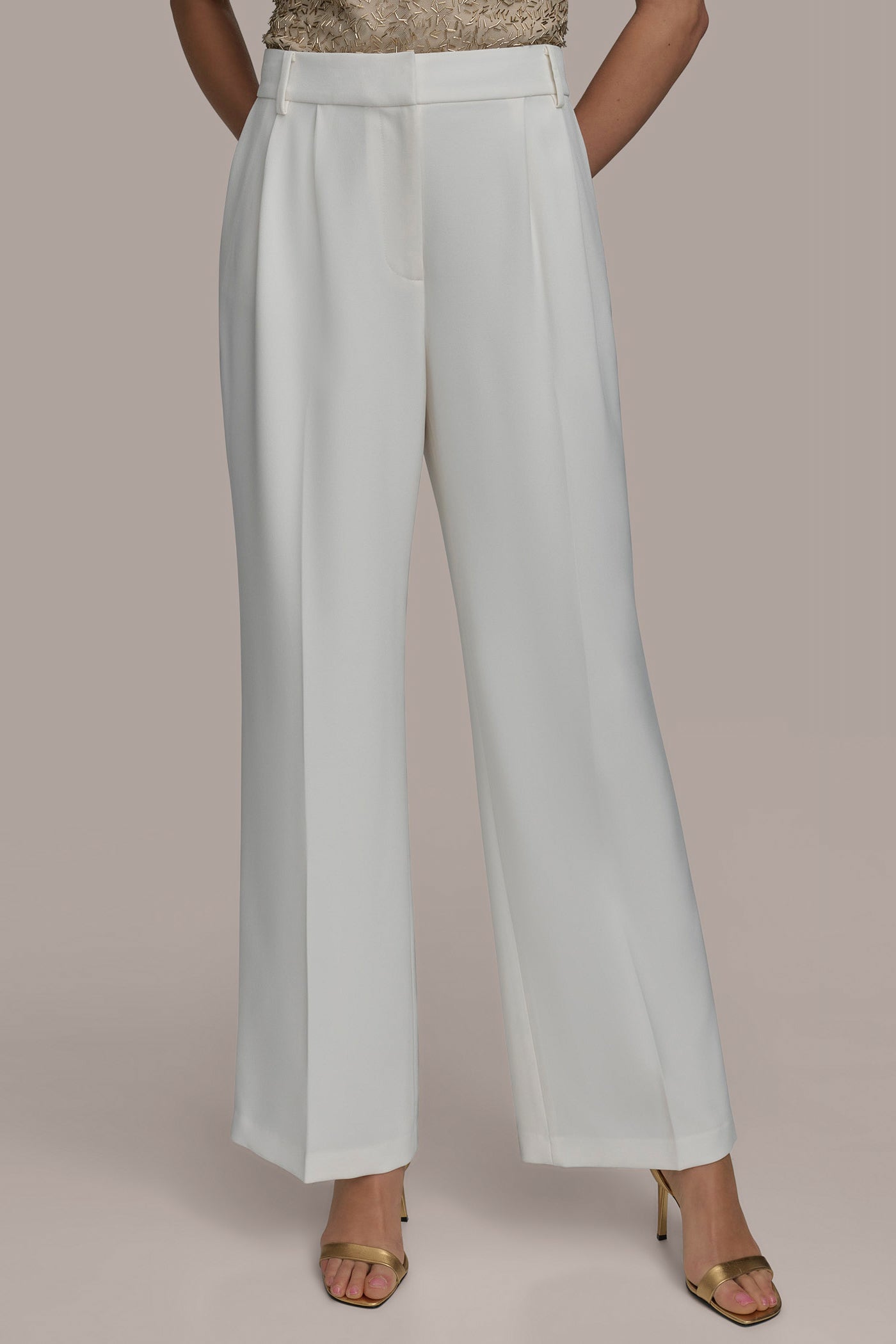 WIDE PANT WITH PLEATS | View 1 | Clothing WIDE PANT WITH PLEATS | View 1 | Clothing