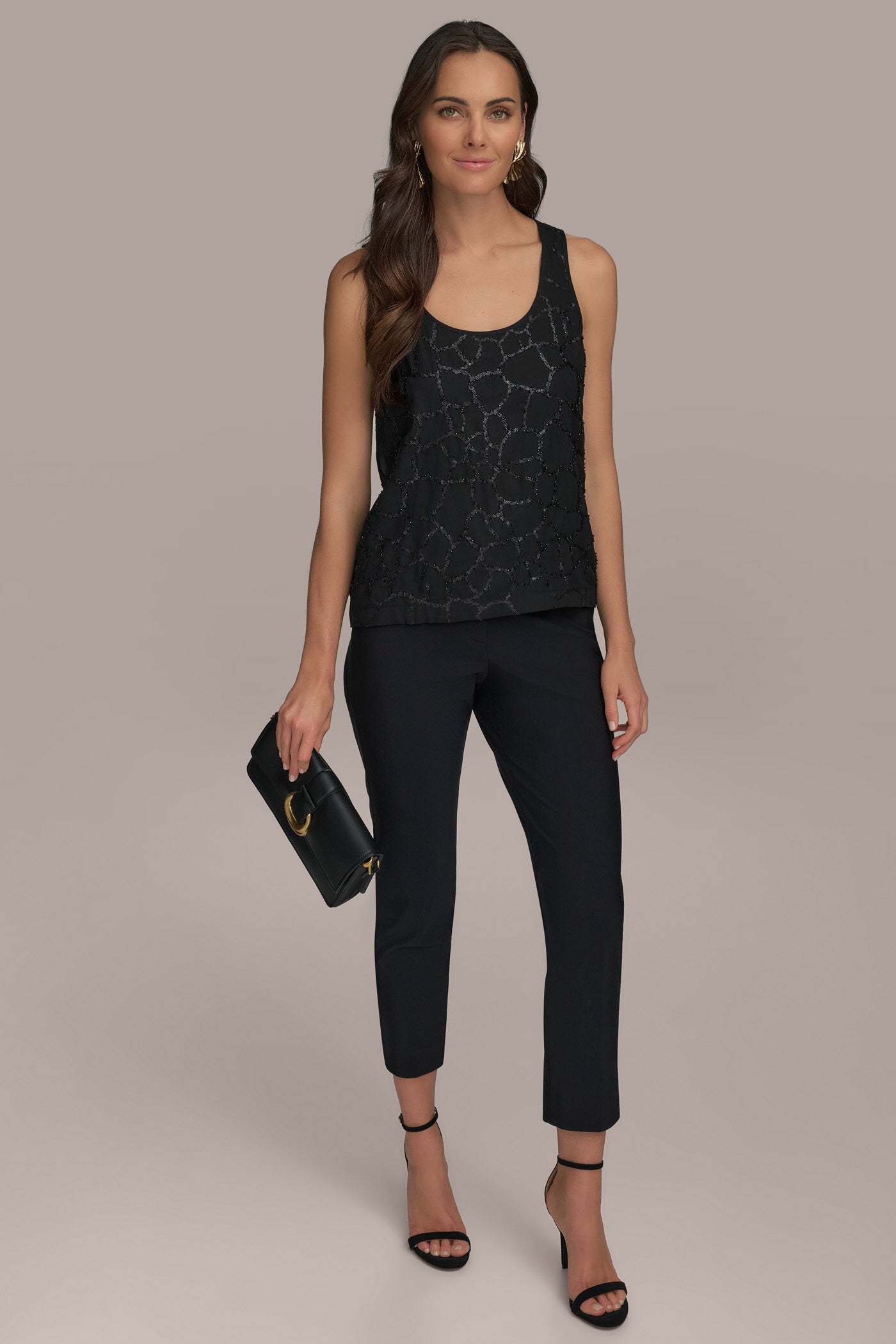 SHELL WITH SEQUIN DETAIL VIEW 7 | Suits and Separates SHELL WITH SEQUIN DETAIL VIEW 7 | Suits and Separates
