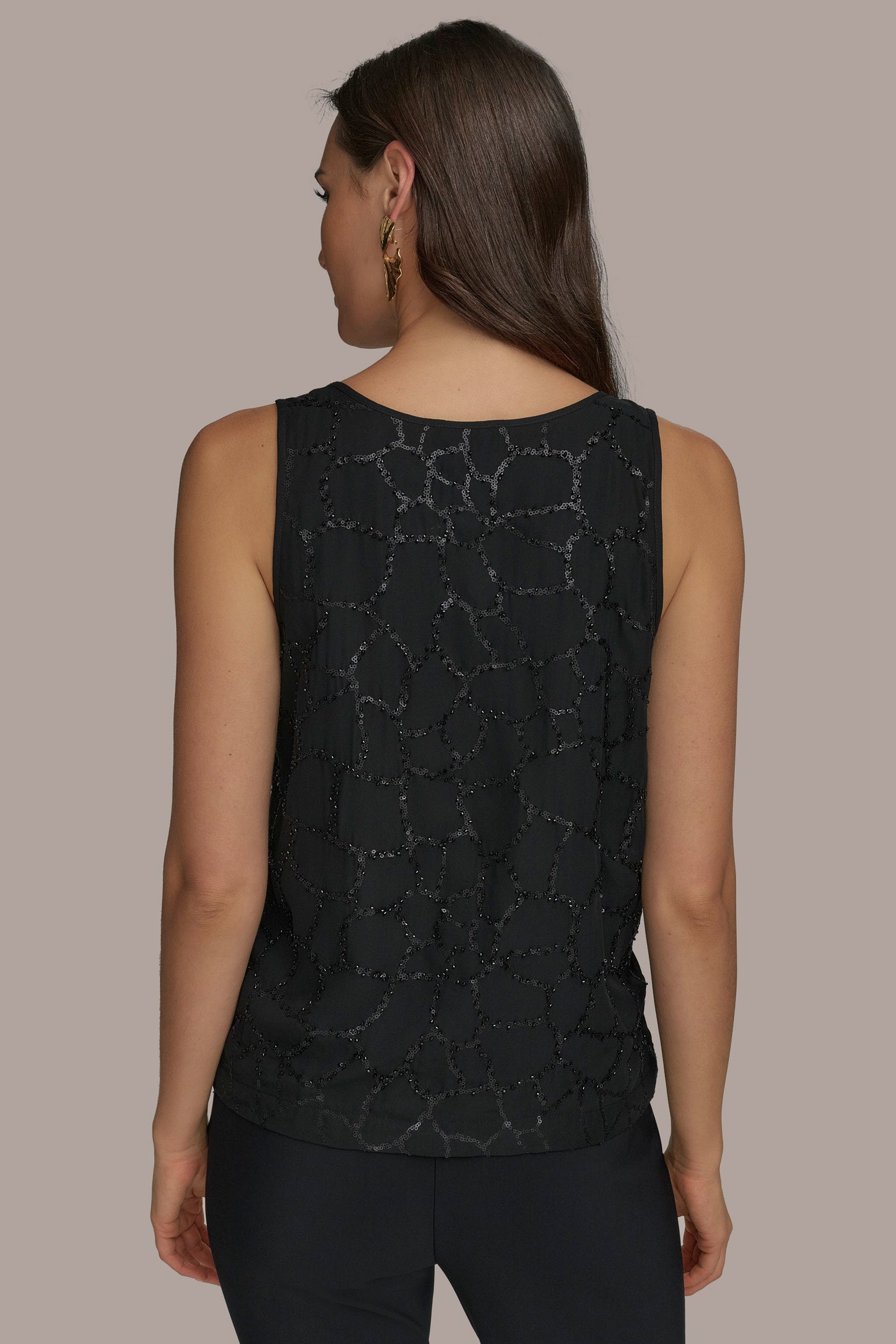 SHELL WITH SEQUIN DETAIL | View 2 | Tops & Sweaters SHELL WITH SEQUIN DETAIL | View 2 | Tops & Sweaters