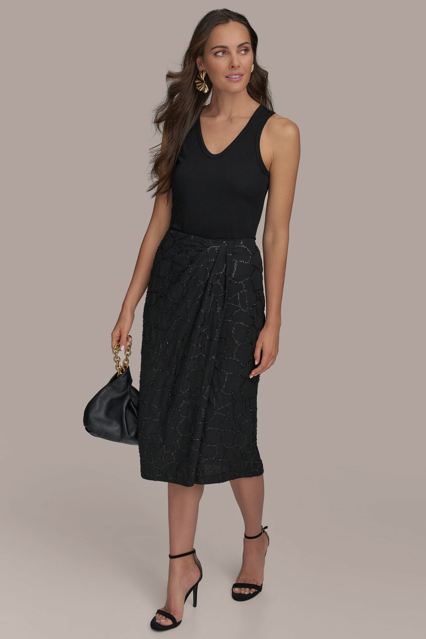 FAUX WRAP SKIRT VIEW 6 FAUX WRAP SKIRT VIEW 6