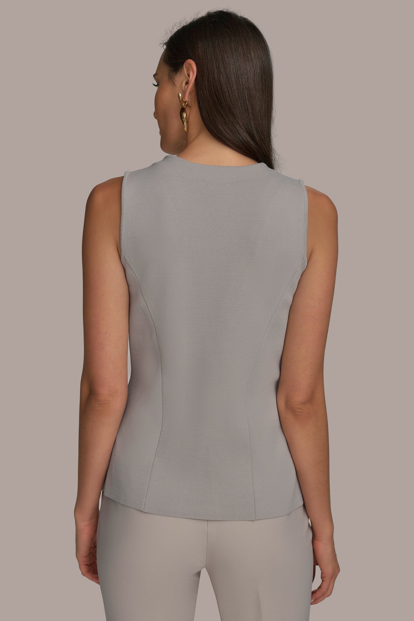 SLEEVELESS BUTTON UP SWEATER VEST | View 2 | Tops & Sweaters SLEEVELESS BUTTON UP SWEATER VEST | View 2 | Tops & Sweaters