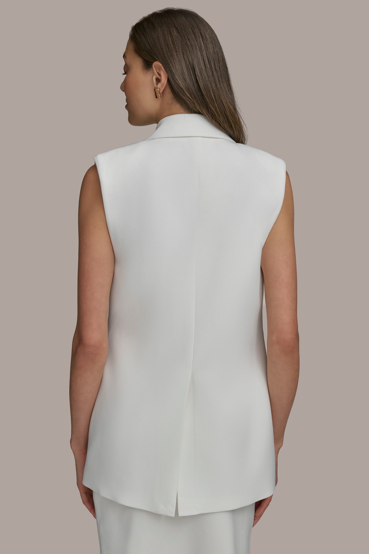 BUTTON VEST WITH POCKET DETAIL | View 2 | Suits and Separates BUTTON VEST WITH POCKET DETAIL | View 2 | Suits and Separates