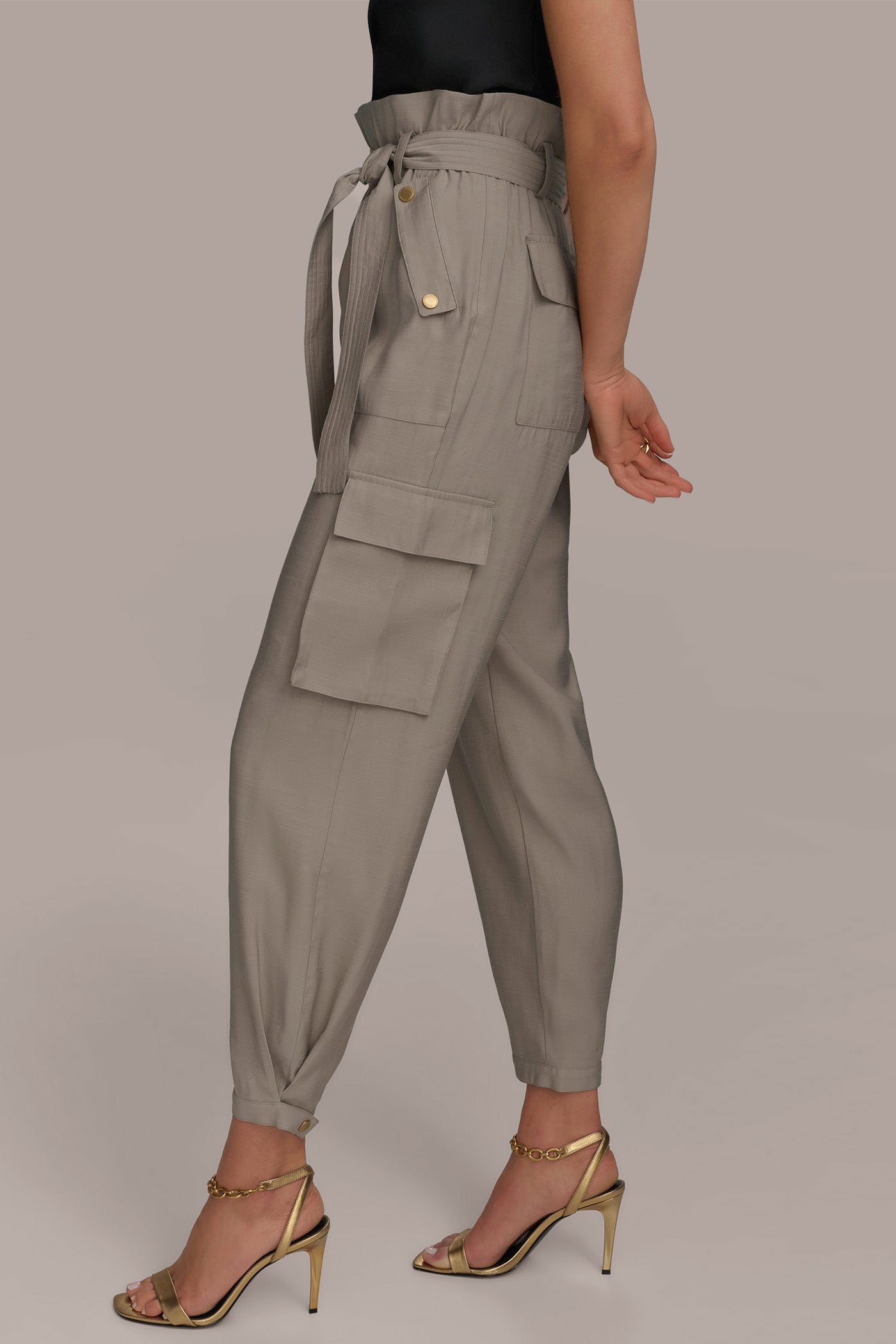 CARGO PANT WITH BELT VIEW 3 | Suits and Separates CARGO PANT WITH BELT VIEW 3 | Suits and Separates
