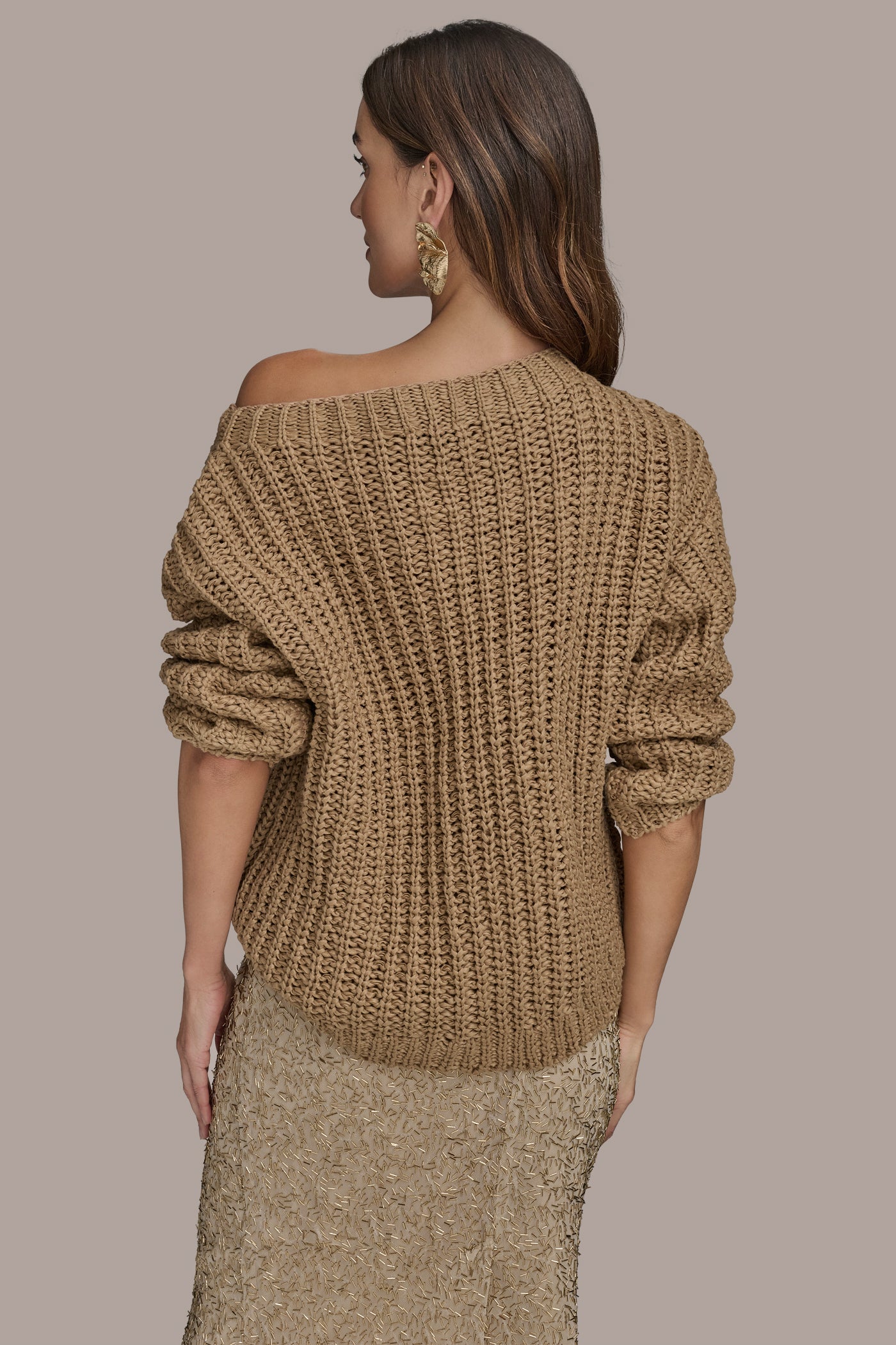 OPEN STITCH DOLMAN SWEATER | View 2 | Suits and Separates OPEN STITCH DOLMAN SWEATER | View 2 | Suits and Separates