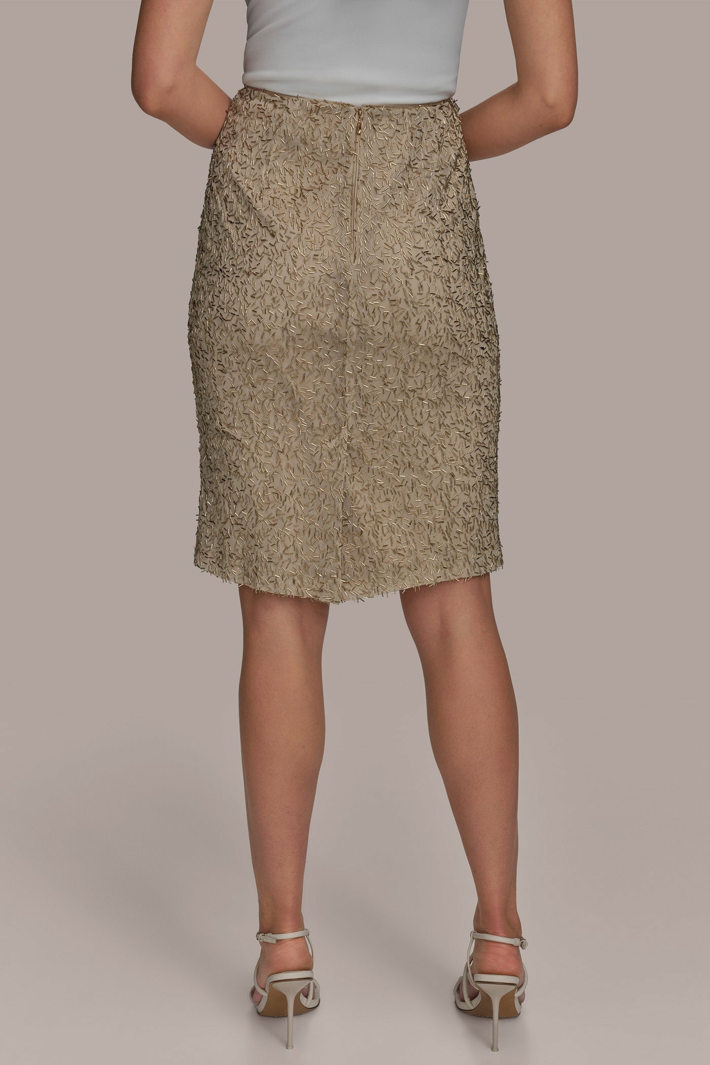 BUGLE BEAD PENCIL SKIRT | View 2 | Skirts BUGLE BEAD PENCIL SKIRT | View 2 | Skirts