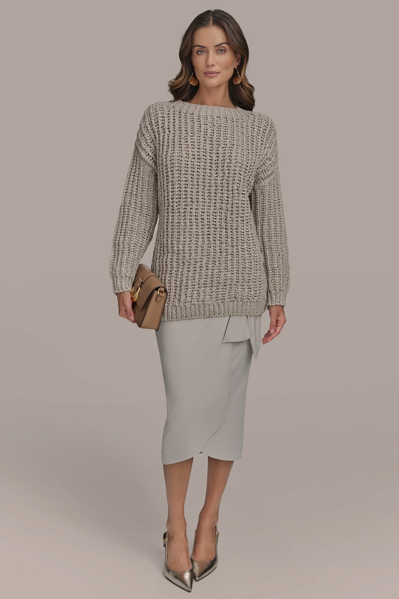 LONG SLEEVE OPEN STITCH DOLMAN VIEW 6 | New clothing LONG SLEEVE OPEN STITCH DOLMAN VIEW 6 | New clothing