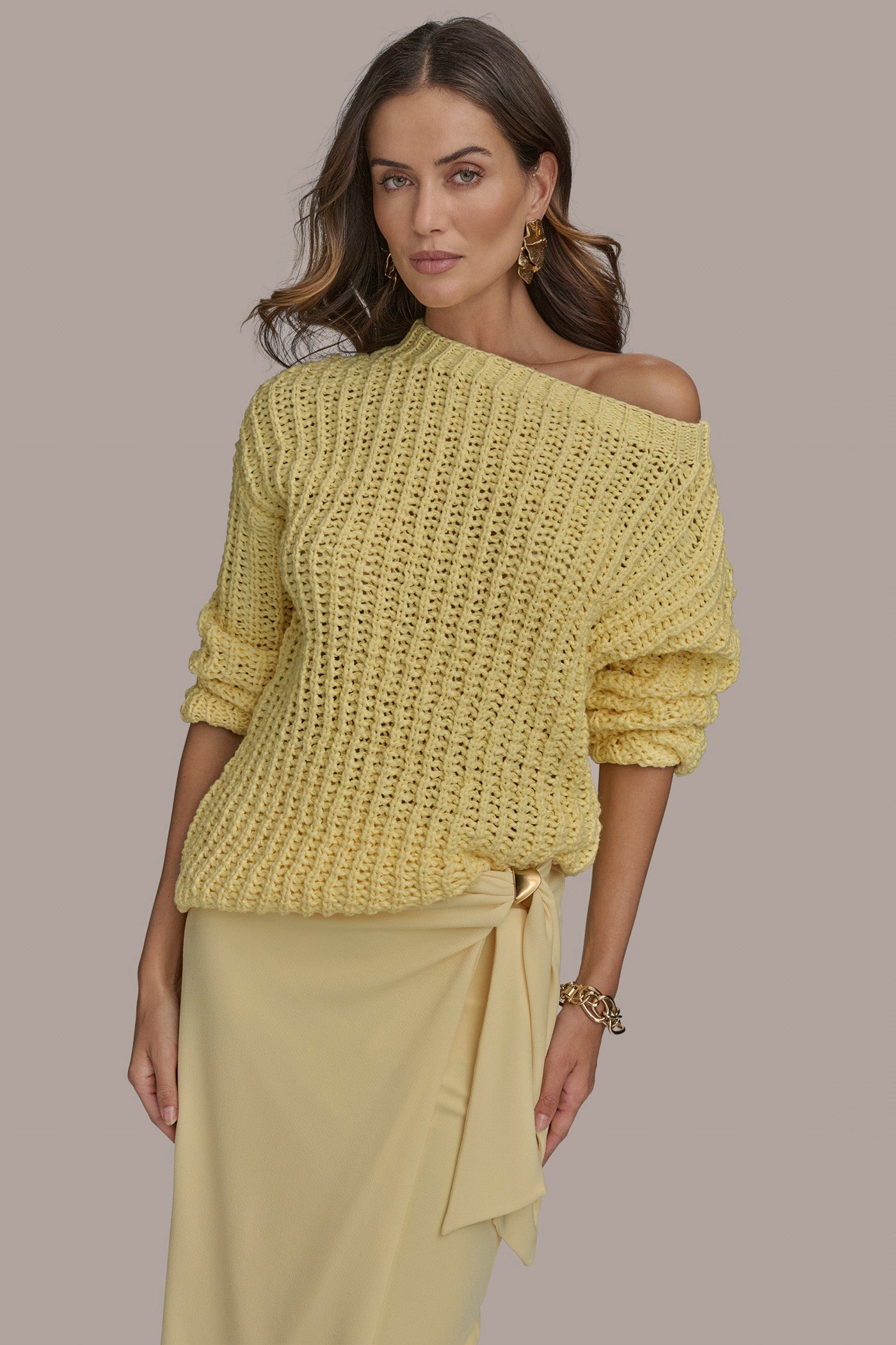 OPEN STITCH DOLMAN SWEATER | View 1 | Suits and Separates OPEN STITCH DOLMAN SWEATER | View 1 | Suits and Separates