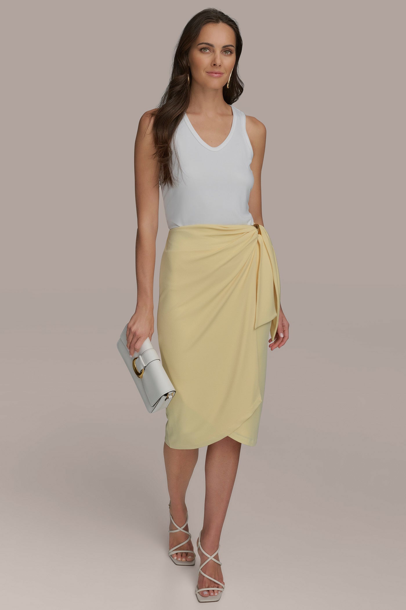 GATHERED WAIST WITH HARDWARE SKIRT VIEW 5 | Skirts GATHERED WAIST WITH HARDWARE SKIRT VIEW 5 | Skirts