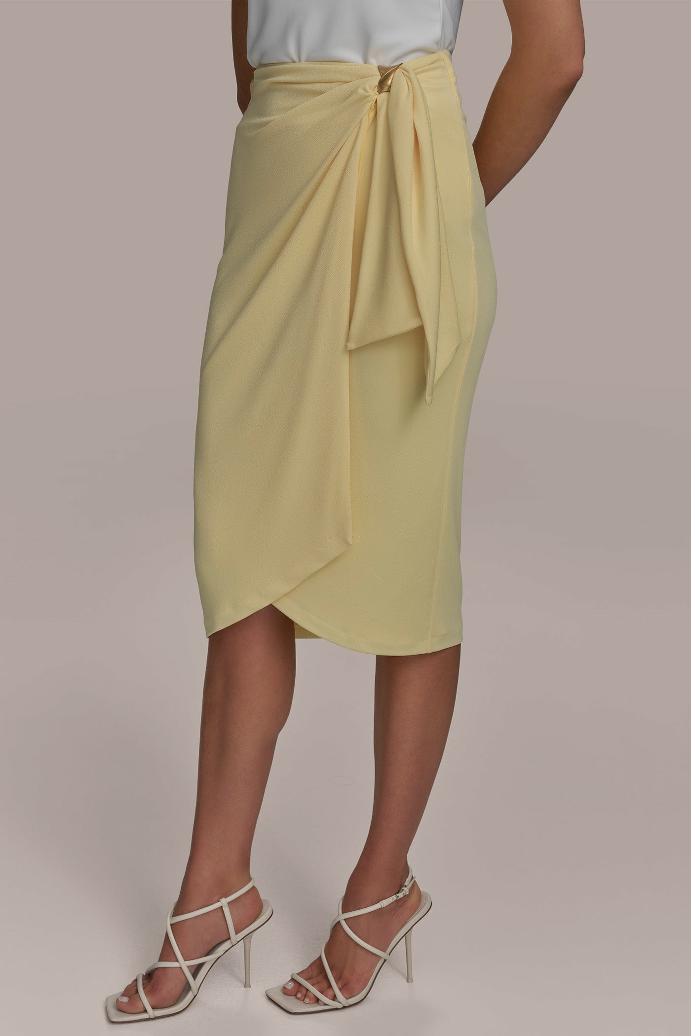 GATHERED WAIST WITH HARDWARE SKIRT VIEW 3 | Skirts GATHERED WAIST WITH HARDWARE SKIRT VIEW 3 | Skirts