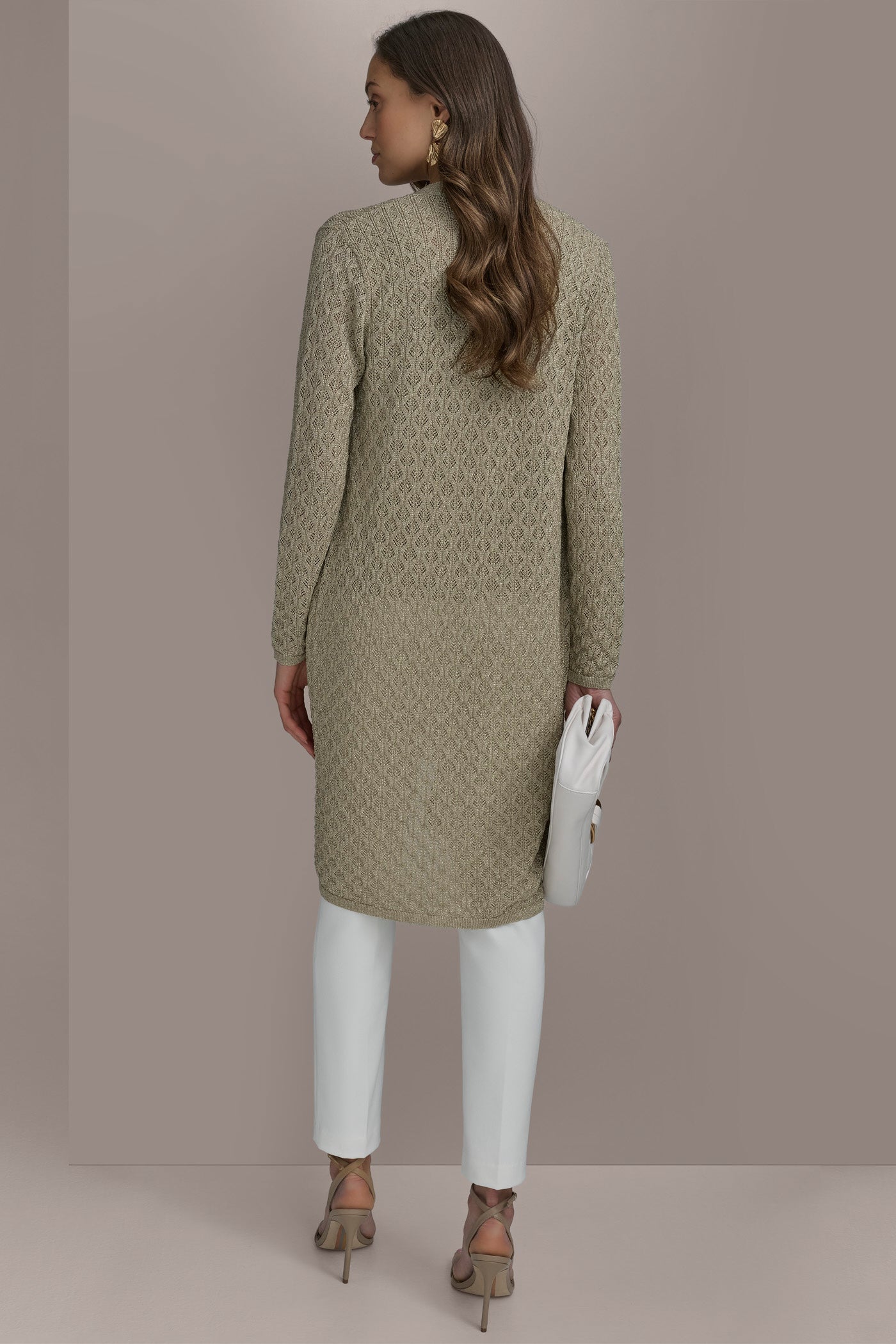 TEXT STITCH DUSTER SWEATER VIEW 4 TEXT STITCH DUSTER SWEATER VIEW 4
