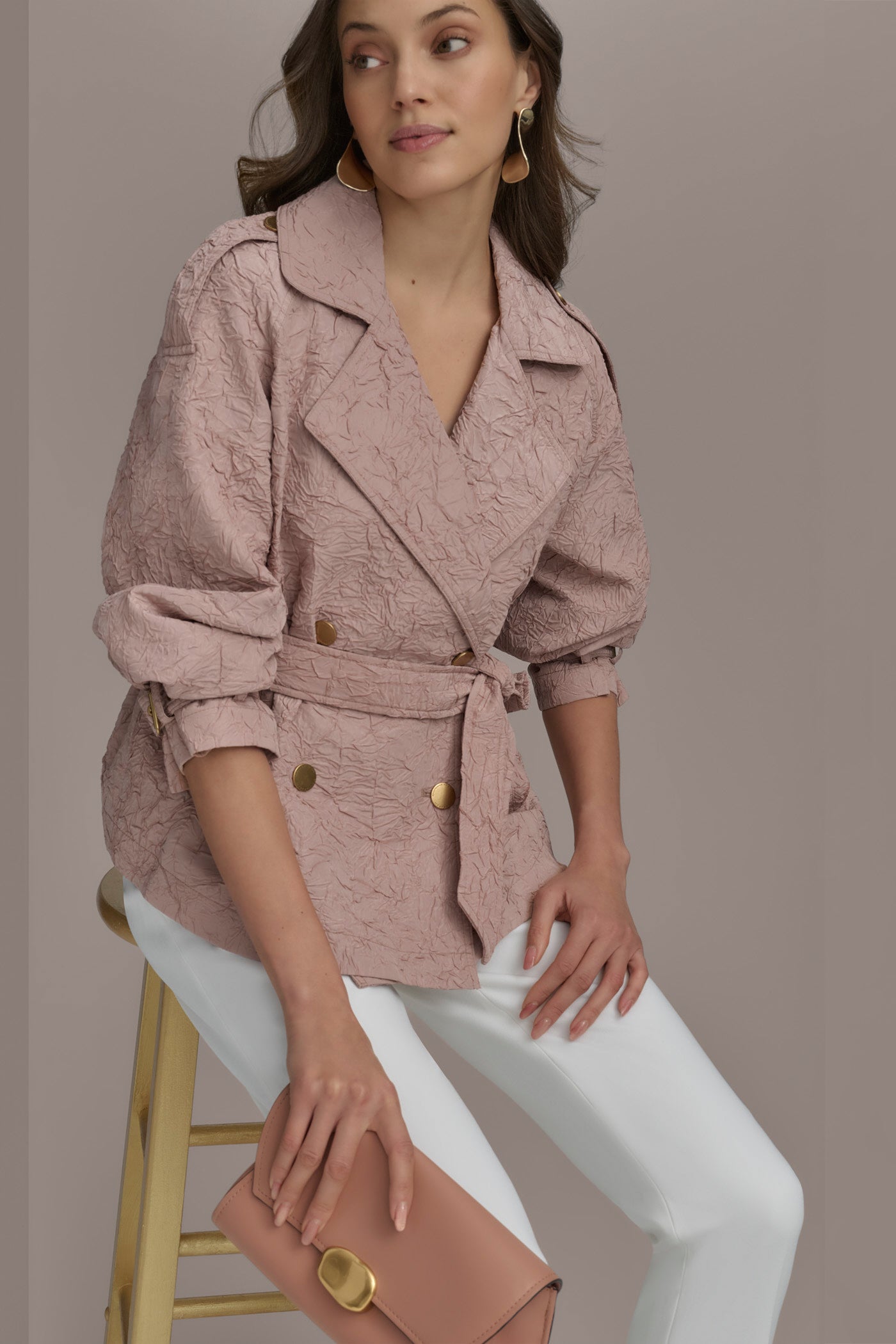 TEXT BUTTON JACKET WITH TIE VIEW 9 | Blazers & Vests TEXT BUTTON JACKET WITH TIE VIEW 9 | Blazers & Vests