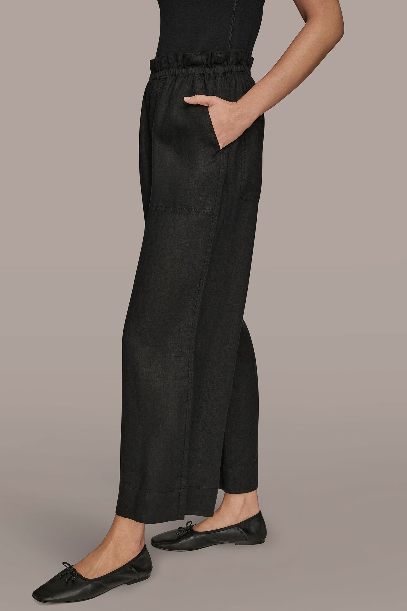 HIGH RISE RELAXED PANT WITH POCKETS VIEW 3 | Pants HIGH RISE RELAXED PANT WITH POCKETS VIEW 3 | Pants